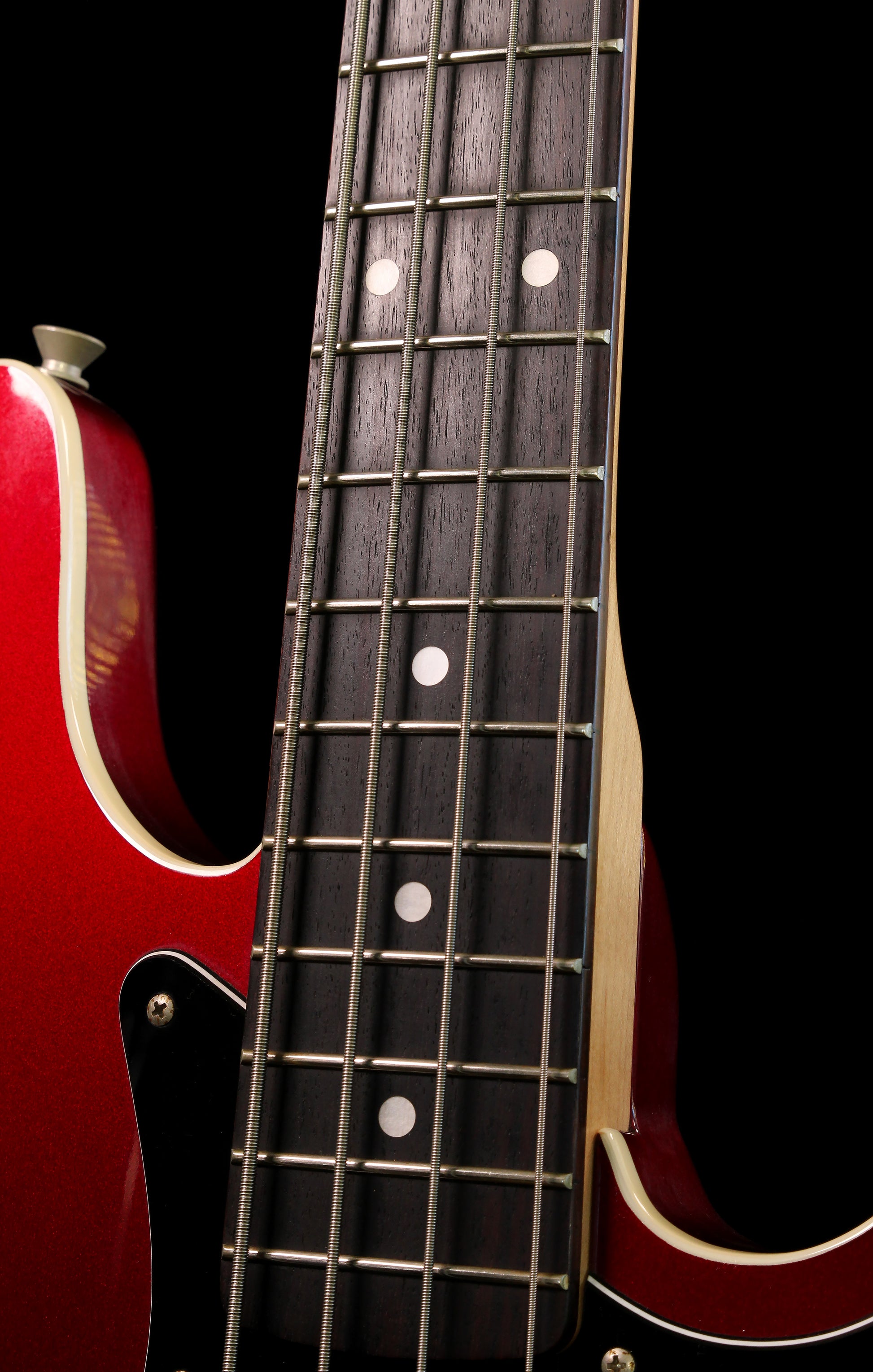 Fender Japan Aerodyne AJB Medium Scale Jazz Bass Candy Apple Red
