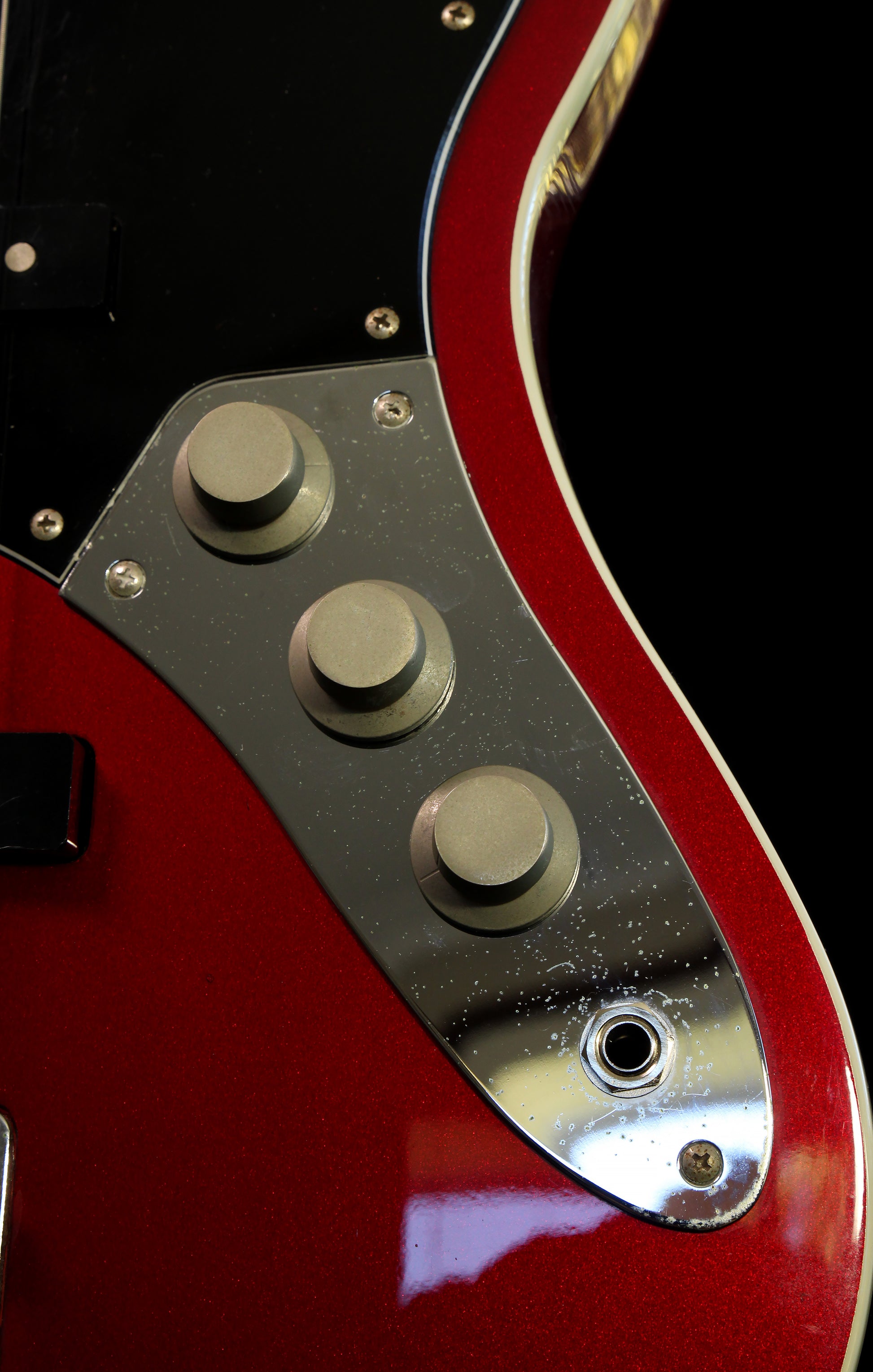 Fender Japan Aerodyne AJB Medium Scale Jazz Bass Candy Apple Red