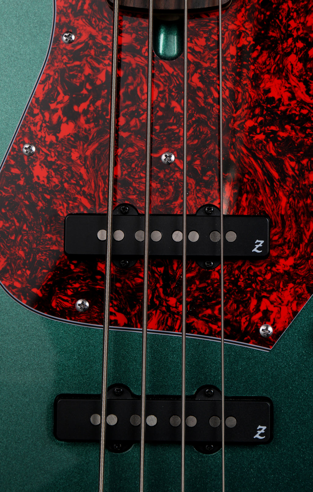 Atelier Z BabyZ-4J Short Scale Bass Metallic Sherwood Green