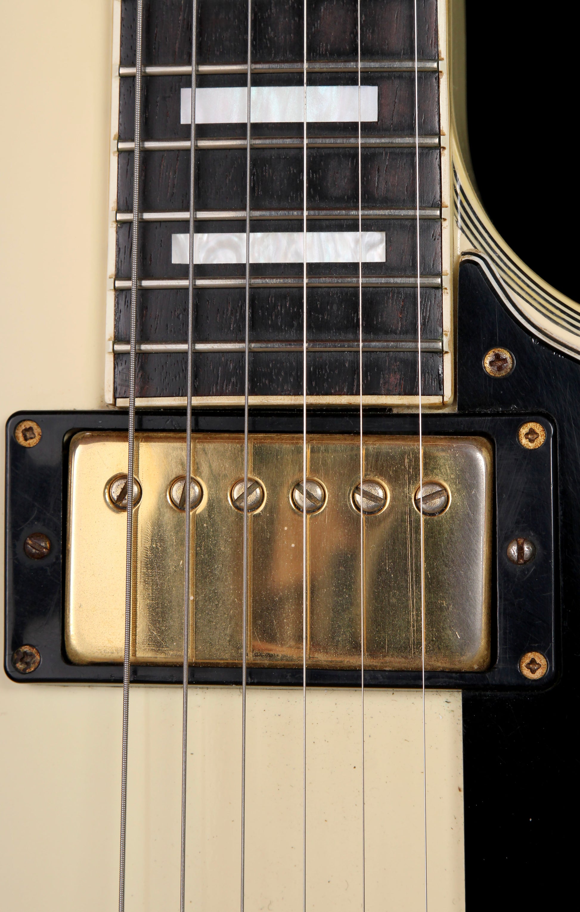 Burny RLC-70 Les Paul Custom MIJ Antique White