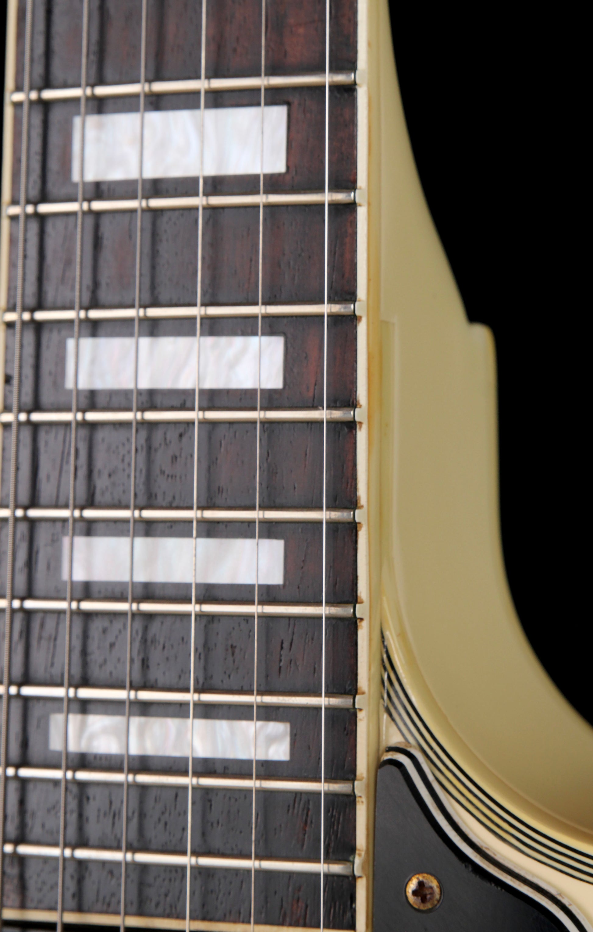 Burny RLC-70 Les Paul Custom MIJ Antique White