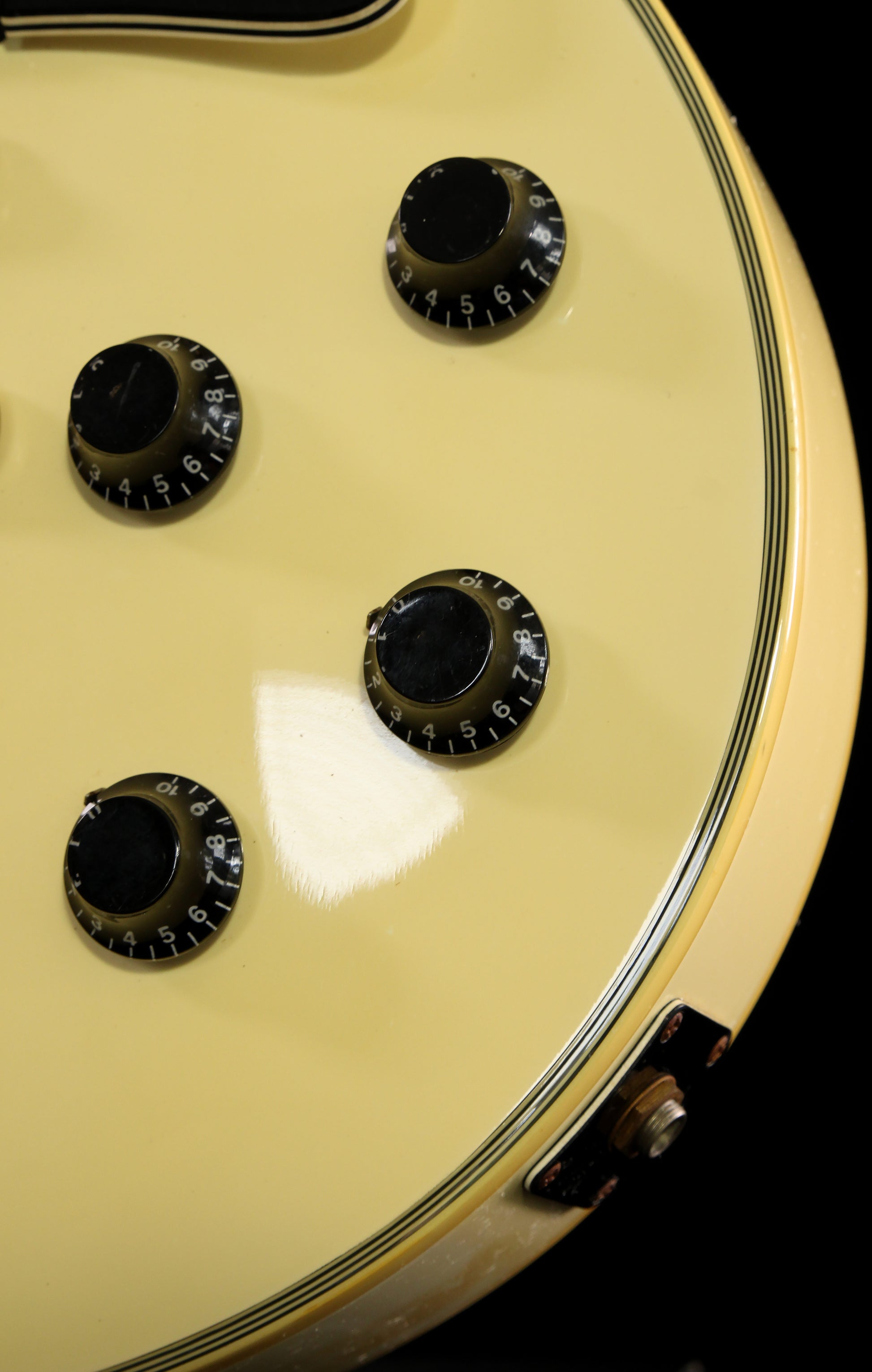 Burny RLC-70 Les Paul Custom MIJ Antique White