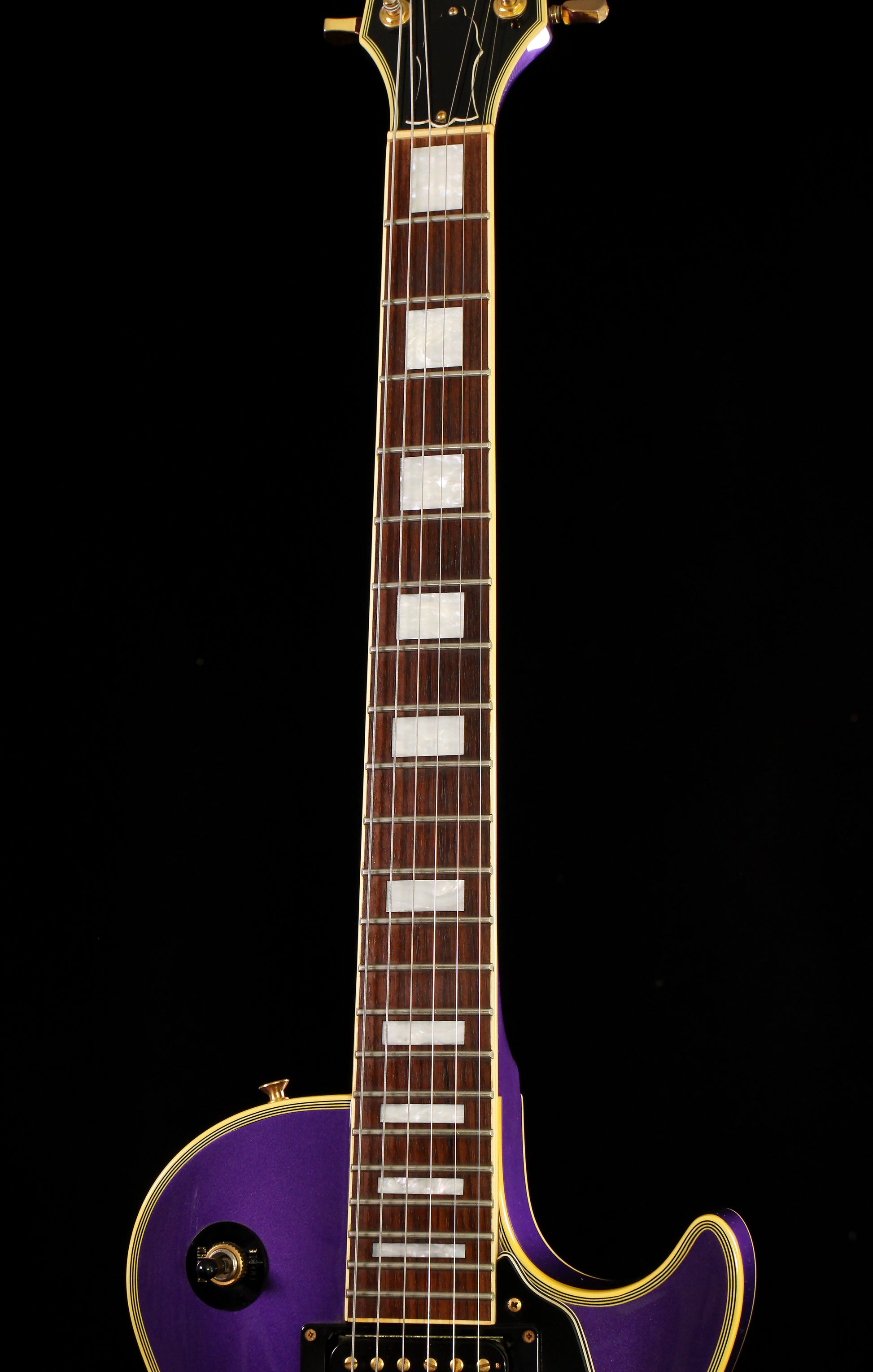 Burny RLC-70 Les Paul Custom MIJ Rare Custom Ordered Metallic Purple