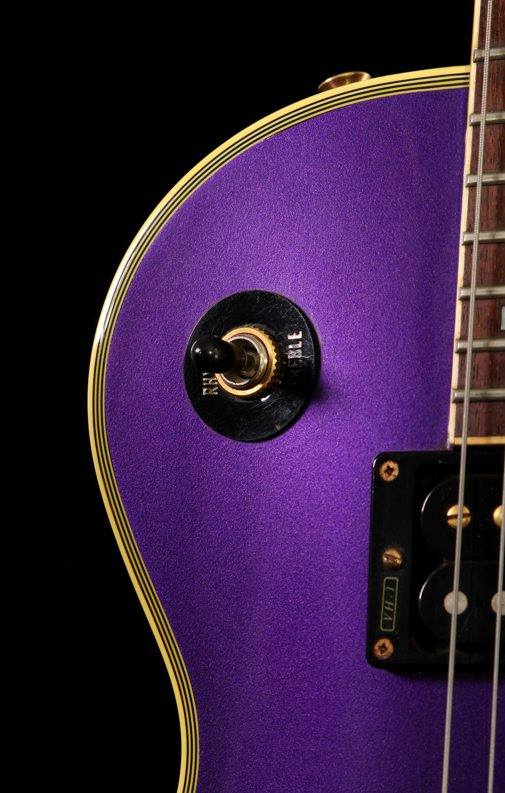 Burny RLC-70 Les Paul Custom MIJ Rare Custom Ordered Metallic Purple