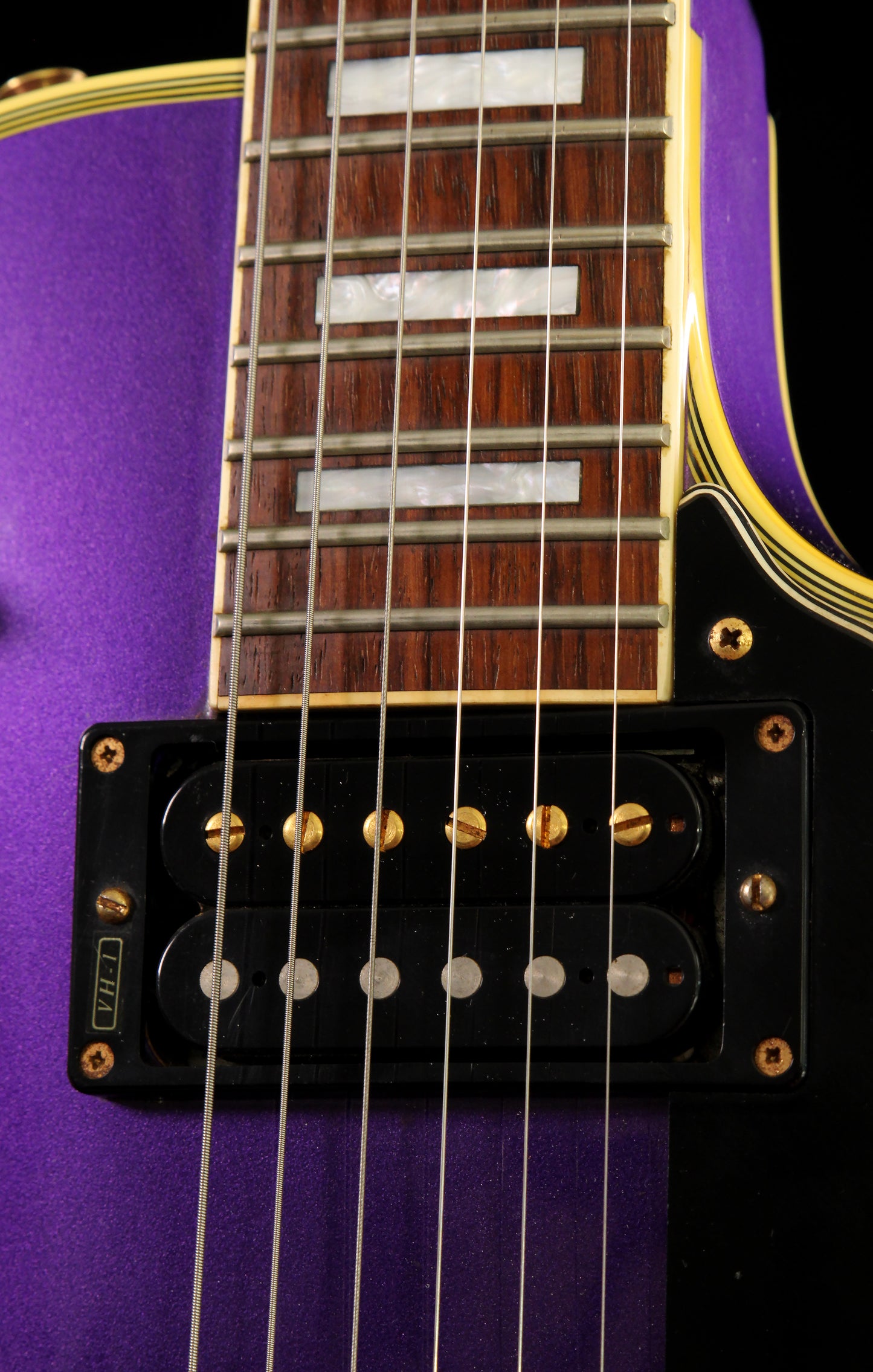 Burny RLC-70 Les Paul Custom MIJ Rare Custom Ordered Metallic Purple