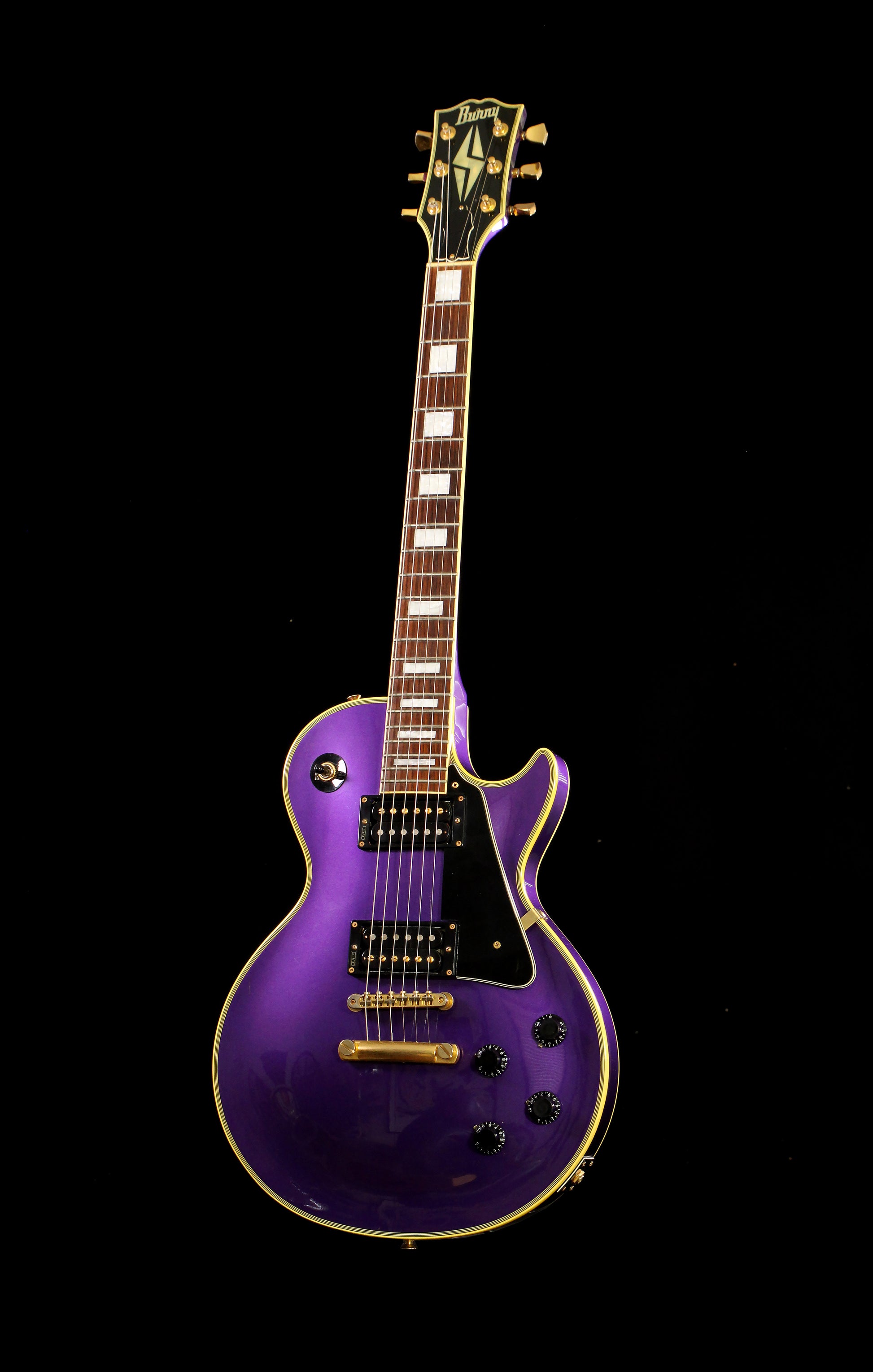 Burny RLC-70 Les Paul Custom MIJ Rare Custom Ordered Metallic Purple