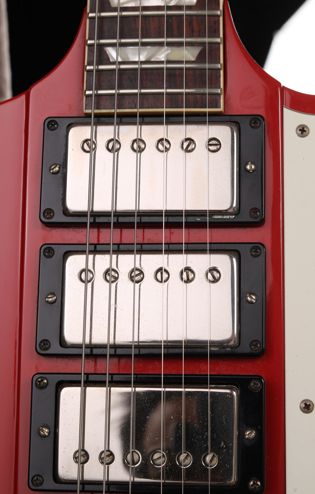 Burny FB-80Z Ziggy Matsuo Sounin Signature Firebird Cardinal Red