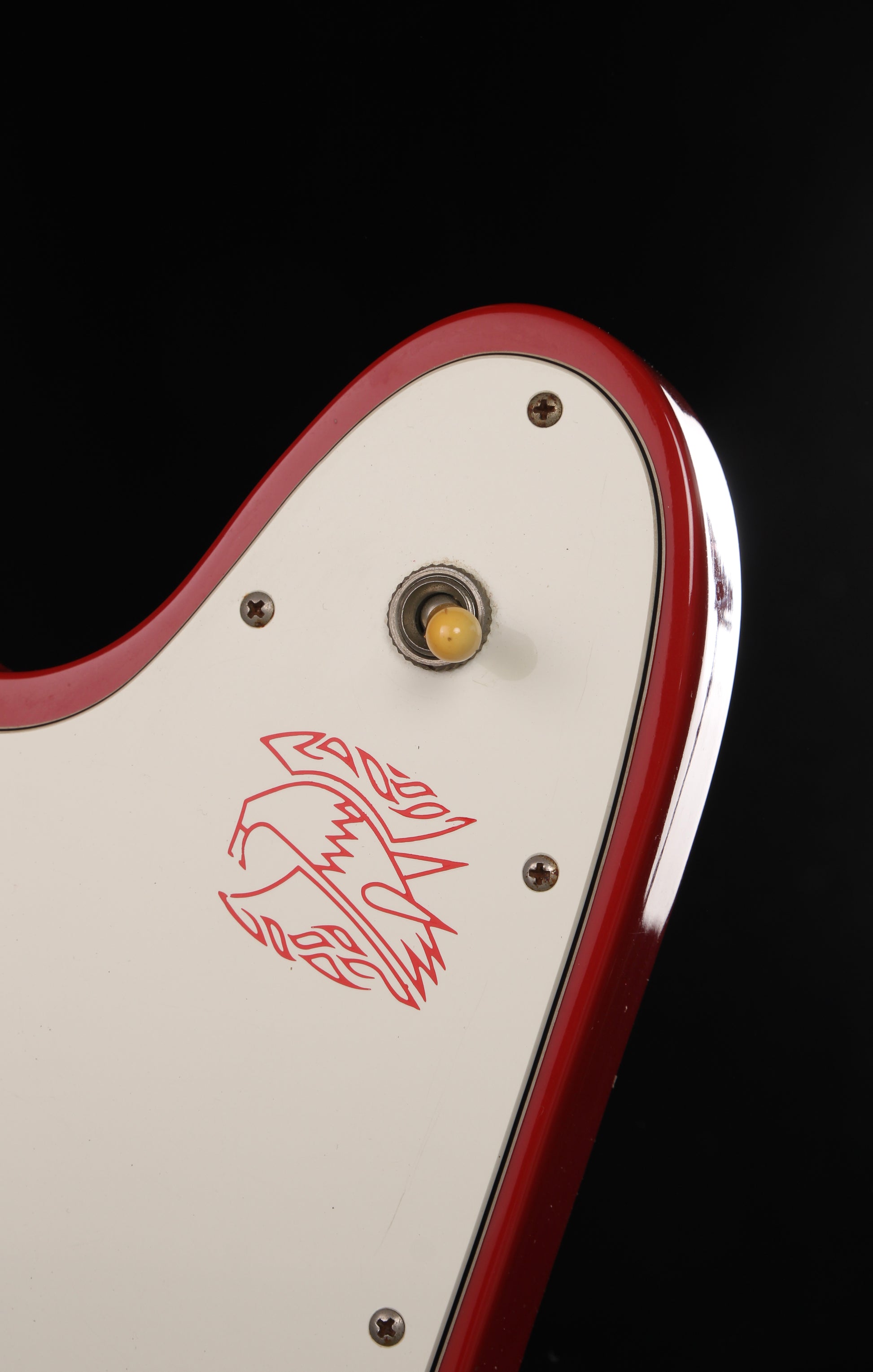 Burny FB-80Z Ziggy Matsuo Sounin Signature Firebird Cardinal Red