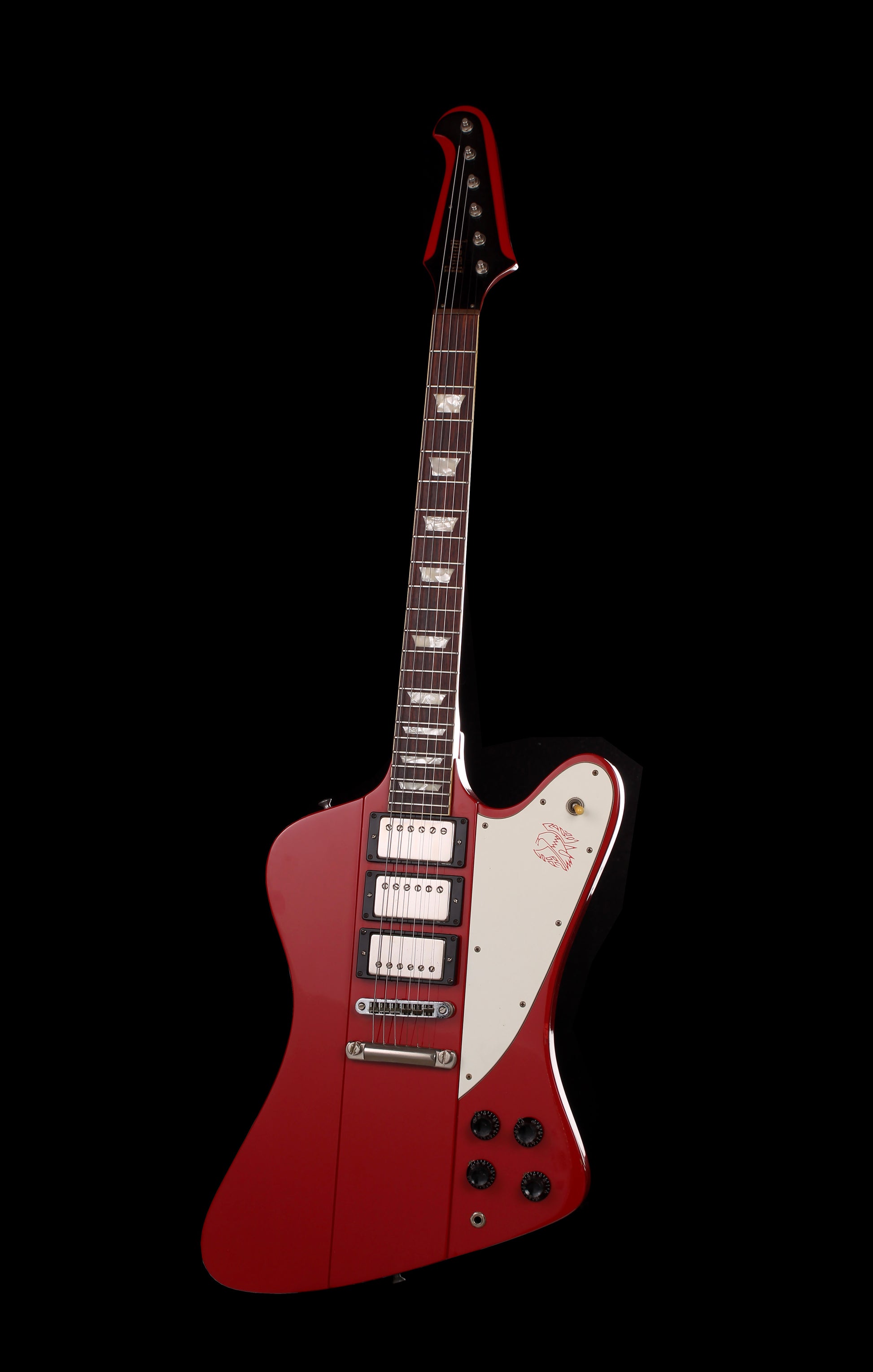 Burny FB-80Z Ziggy Matsuo Sounin Signature Firebird Cardinal Red