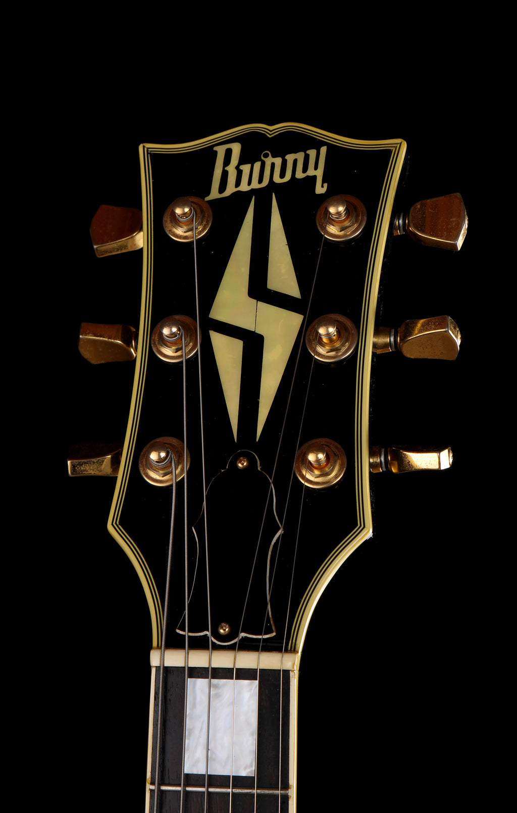 Burny RLC-105X Pata Les Paul Custom Ebony  w/ Sustainer System