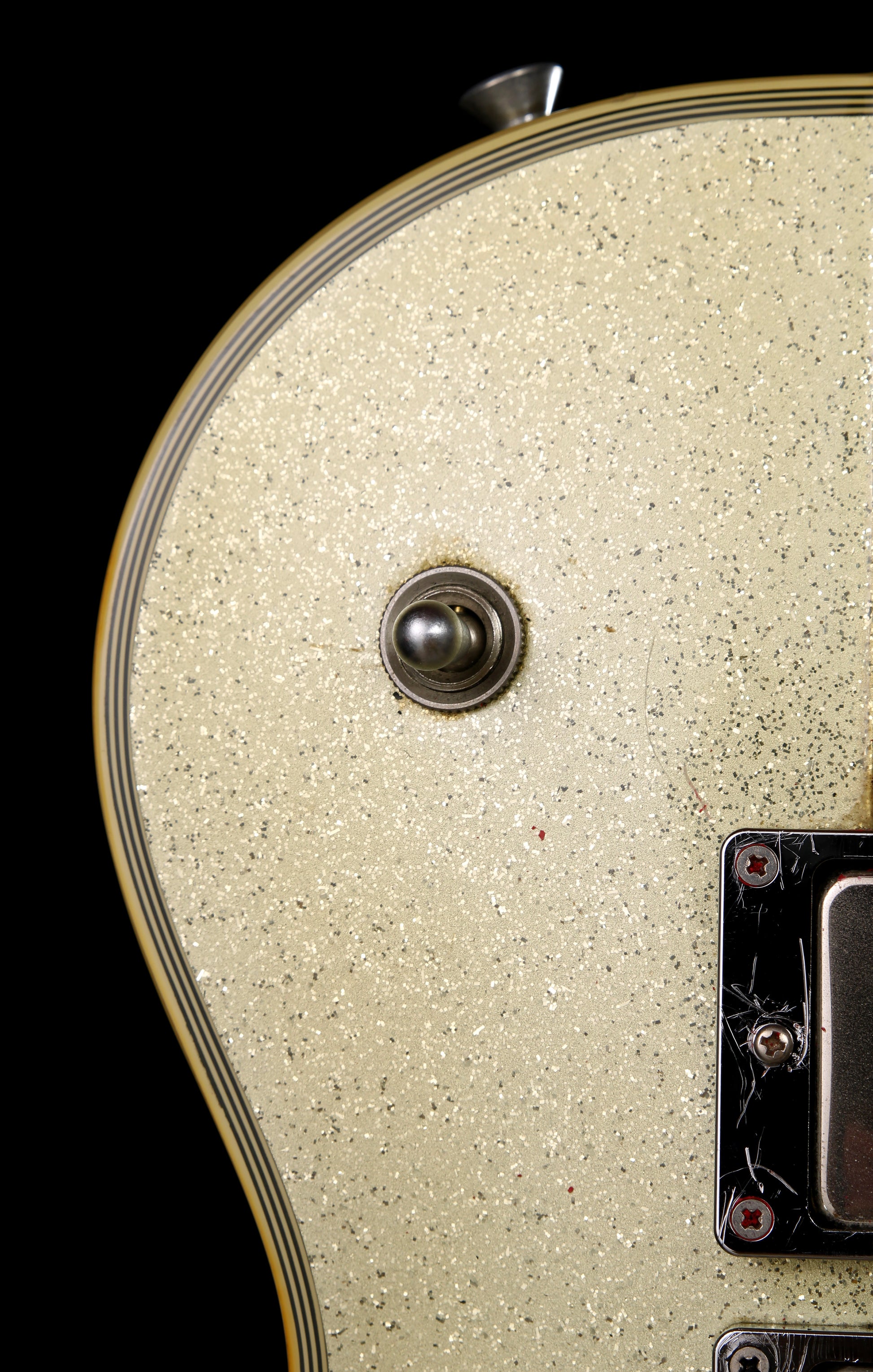 Burny_RLC-60SLSP_Les_Paul_Custom_3-Humbucker_Silver_Sparkle