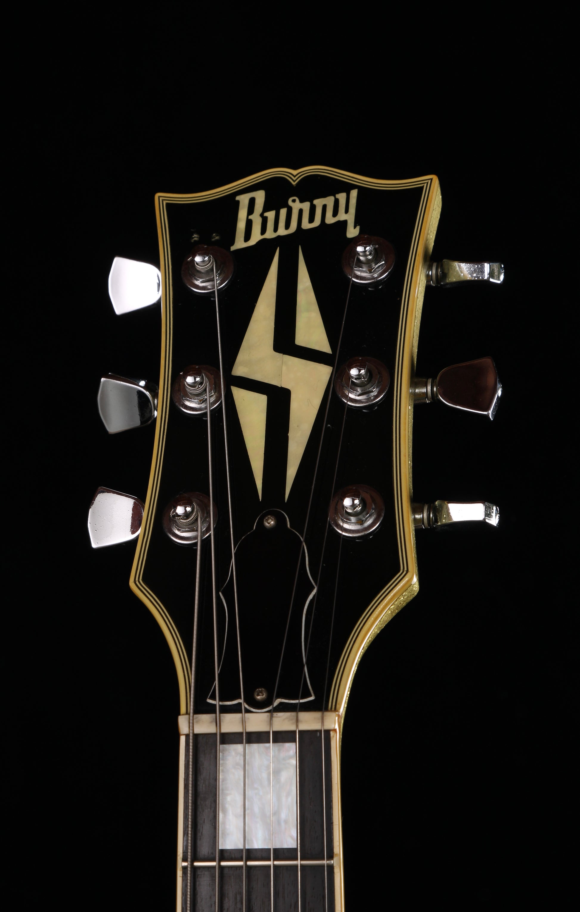 Burny RLC-60SLSP Les Paul Custom 3-Humbucker Silver Sparkle