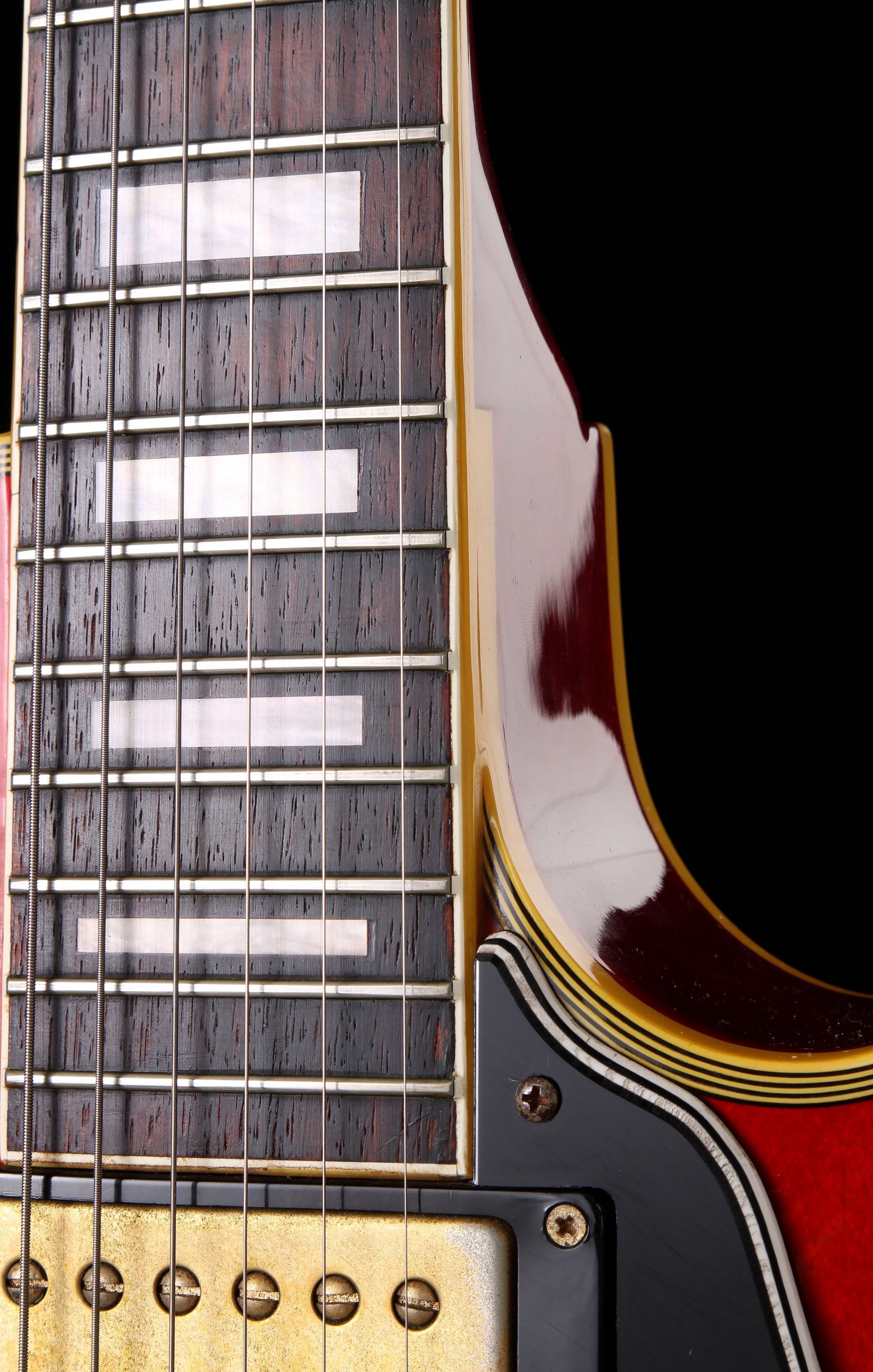 Burny RLC-60 Les Paul Custom MIJ Cherry Sunburst Early 90s