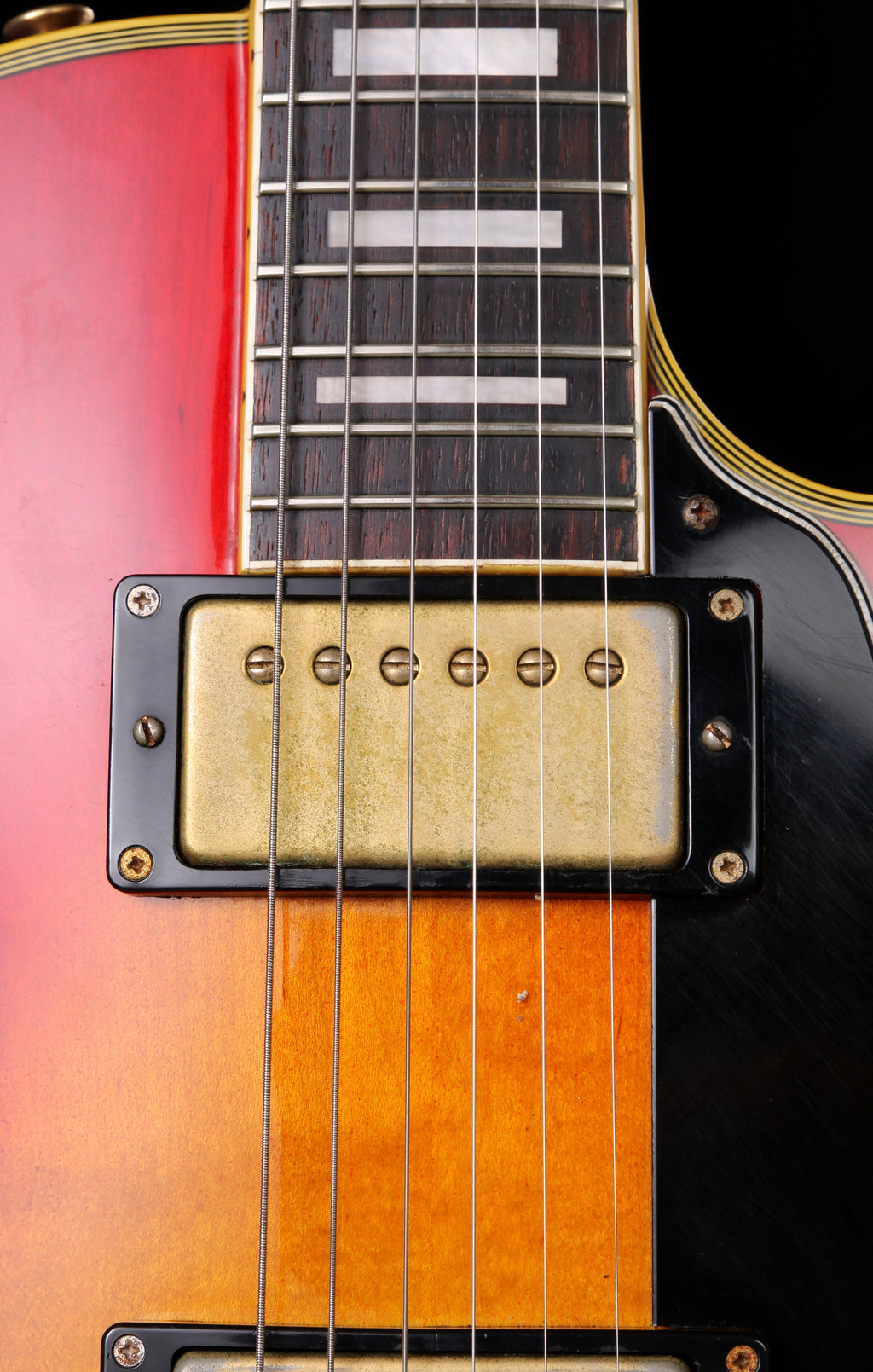 Burny RLC-60 Les Paul Custom MIJ Cherry Sunburst Early 90s