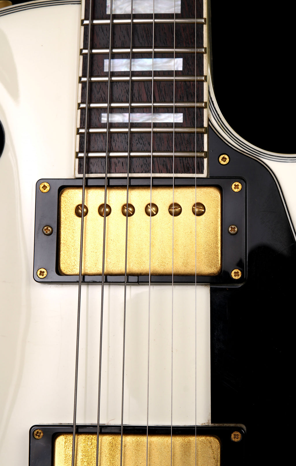 Burny RLC-60 Les Paul Custom MIJ White