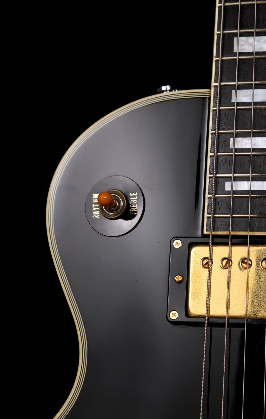 Burny RLC-70 Les Paul Custom Ebony 90s MIJ