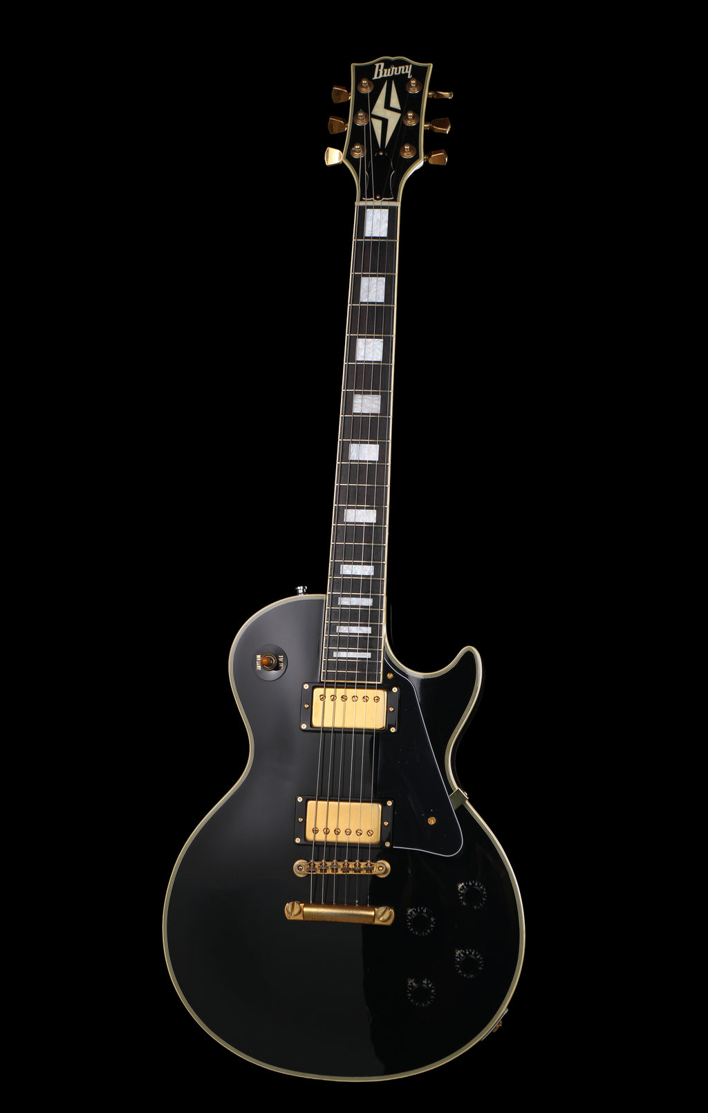 Burny RLC-70 Les Paul Custom Ebony 90s MIJ