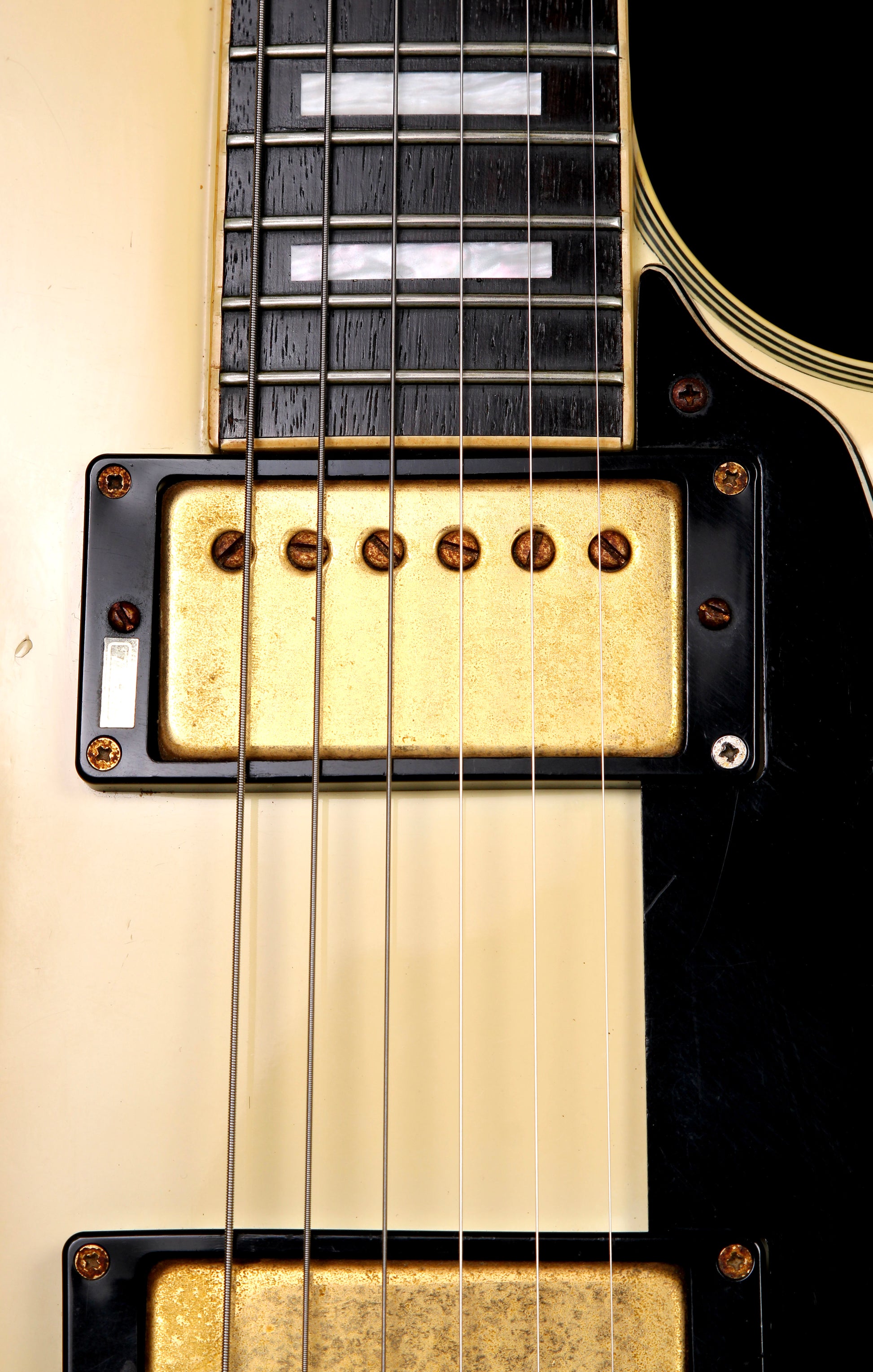 Burny RLC-70 Les Paul Custom MIJ Antique White