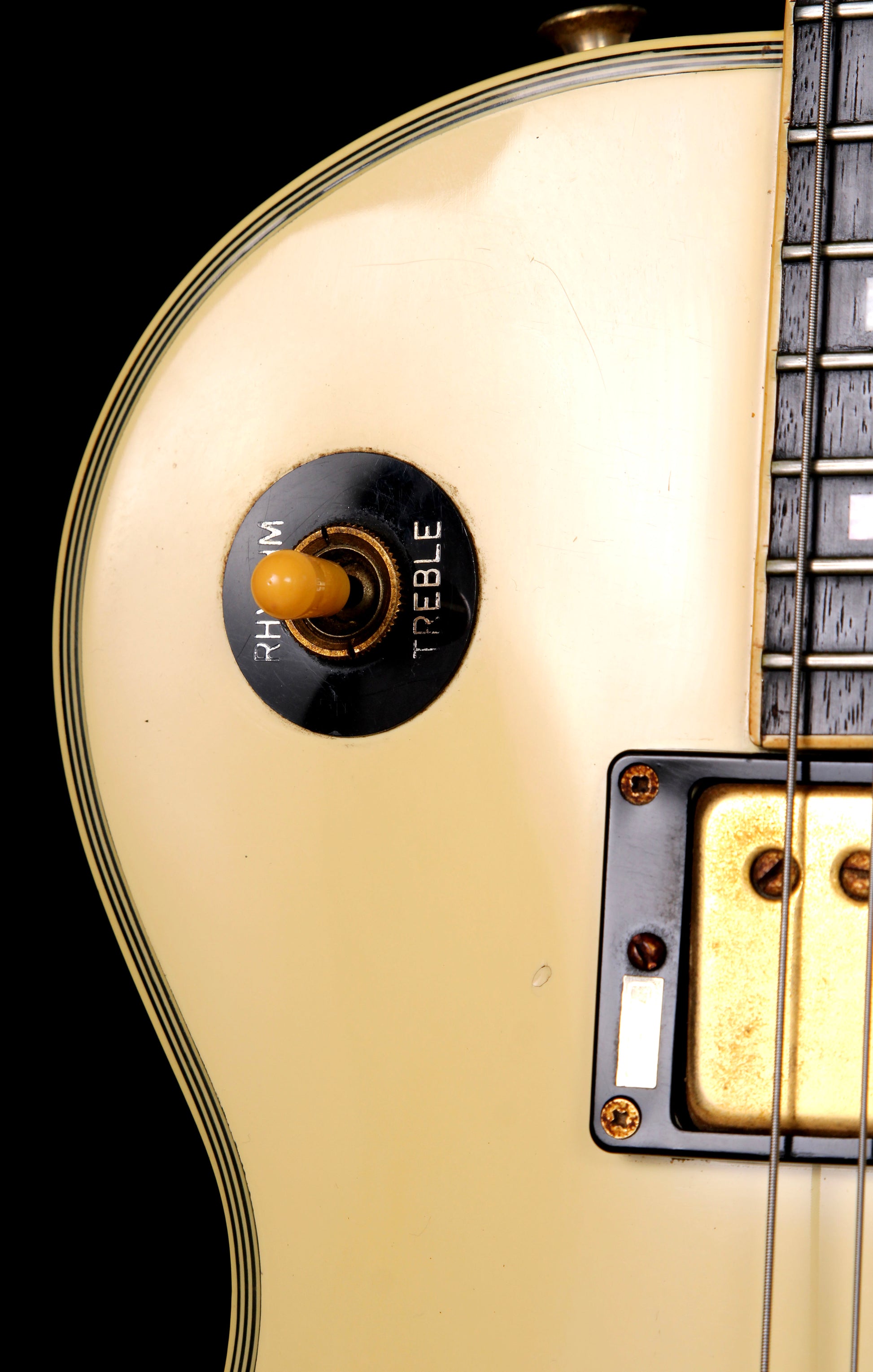 Burny RLC-70 Les Paul Custom MIJ Antique White