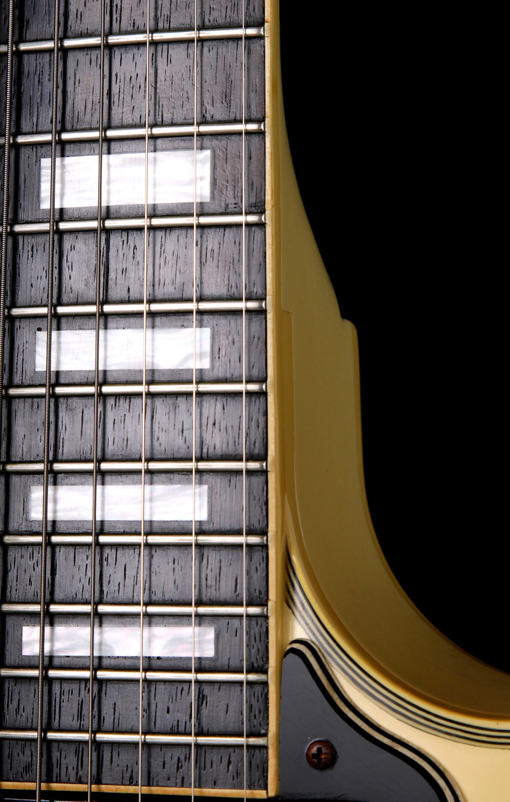 Burny RLC-70 Les Paul Custom MIJ Antique White