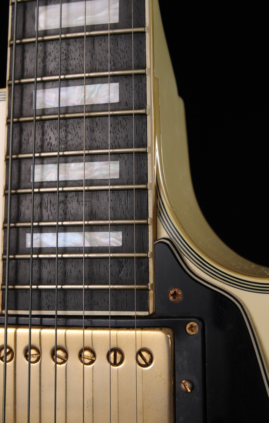 Burny RLC-70 Les Paul Custom White Early 90s