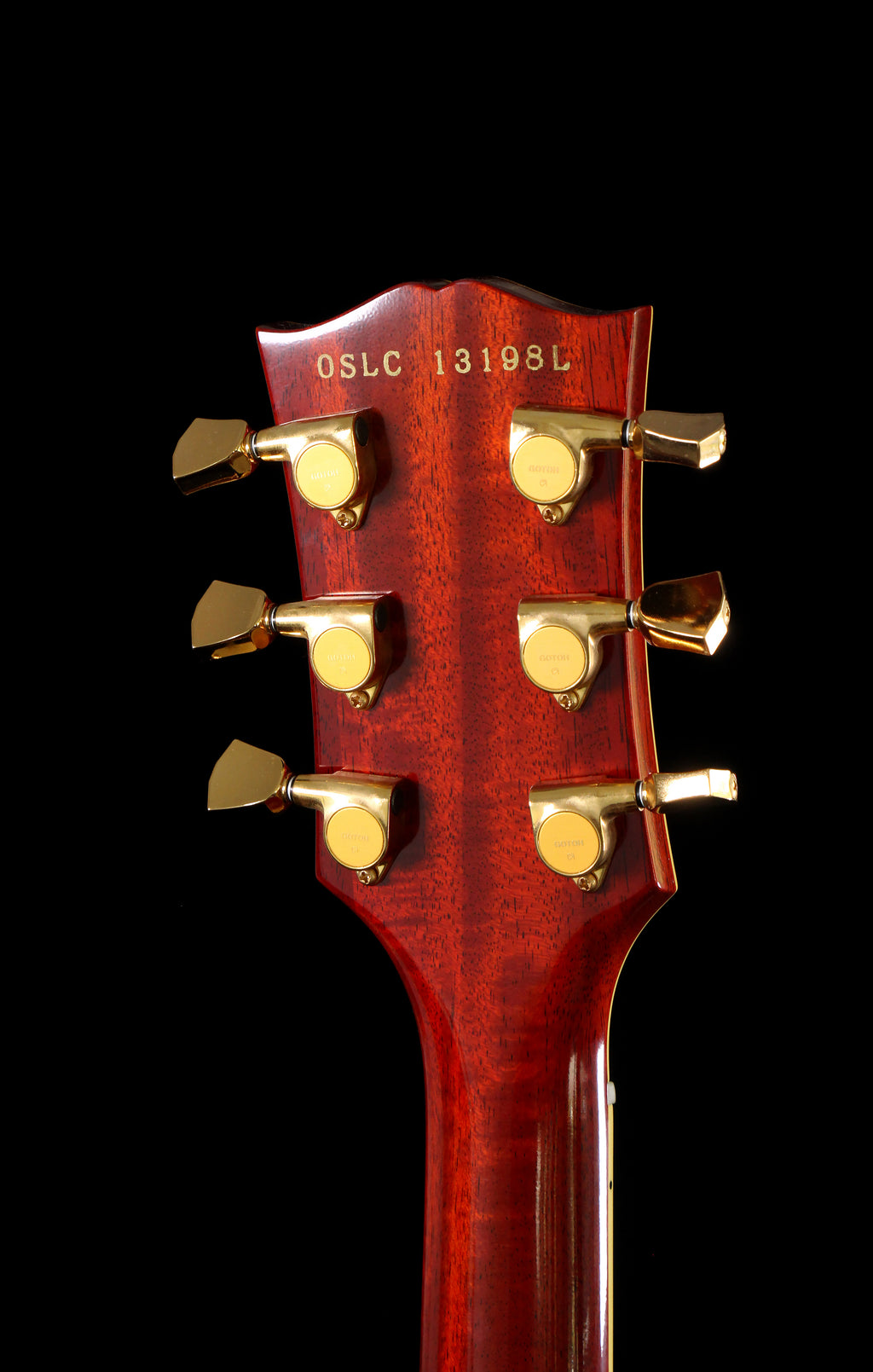 Crews Maniac Sound OSL C-L Les Paul Custom Mahogany Saytone Sledge