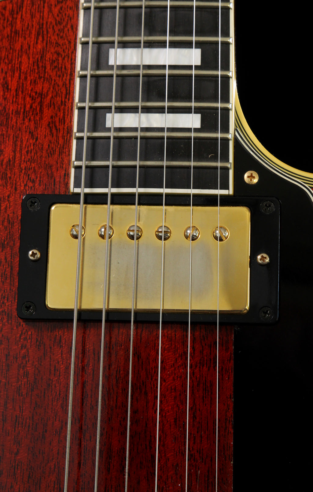 Crews Maniac Sound OSL C-L Les Paul Custom Mahogany Saytone Sledge