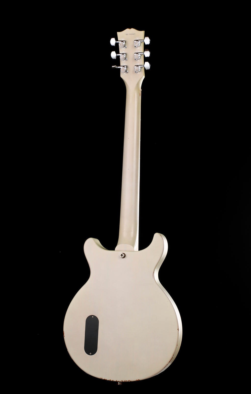 Crews Maniac Sound KTR-02 JR Les Paul Junior Refinished Relic Grey Lacquer Seymour Duncan Humbucker
