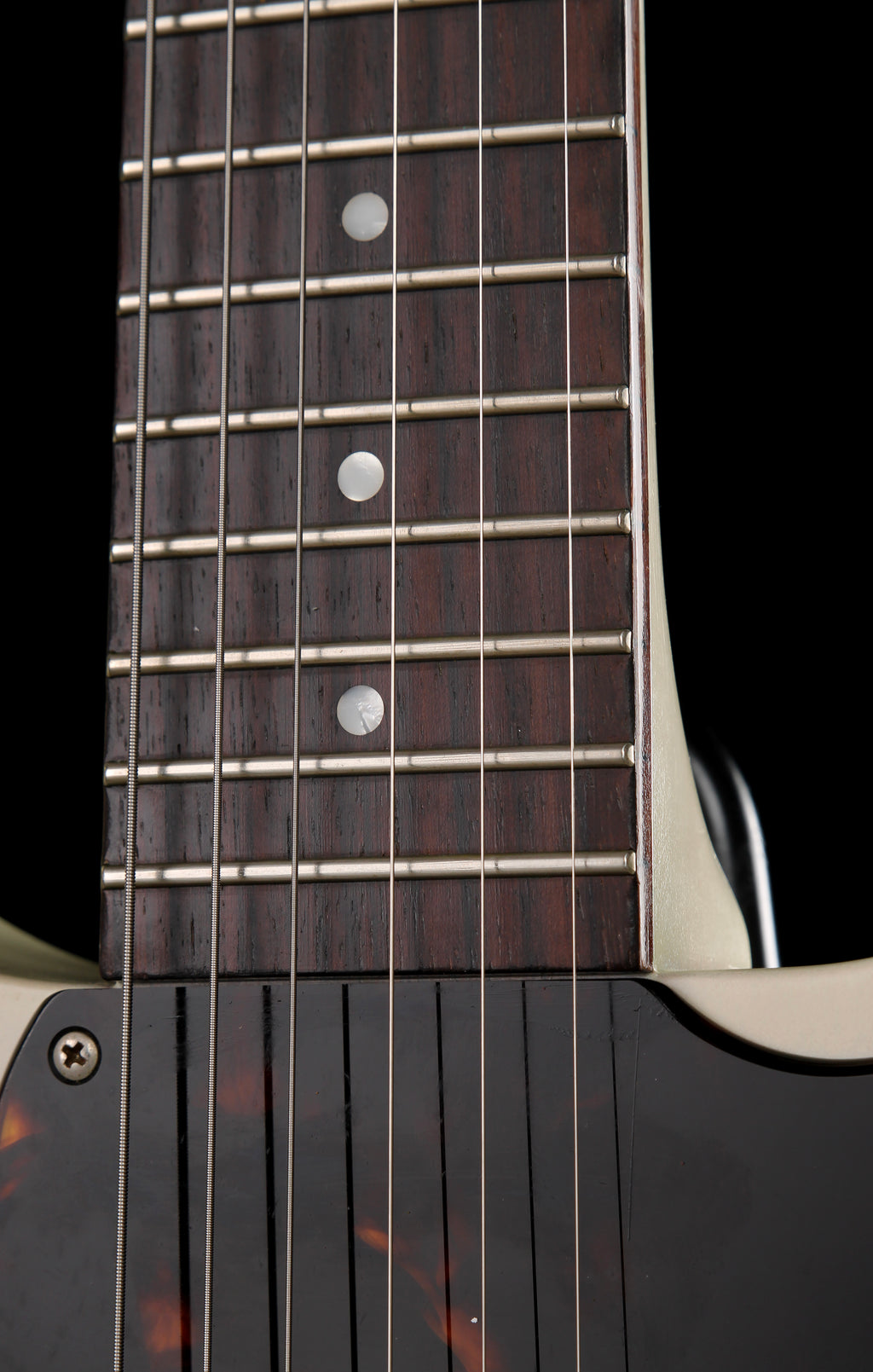 Crews Maniac Sound KTR-02 JR Les Paul Junior Refinished Relic Grey Lacquer Seymour Duncan Humbucker