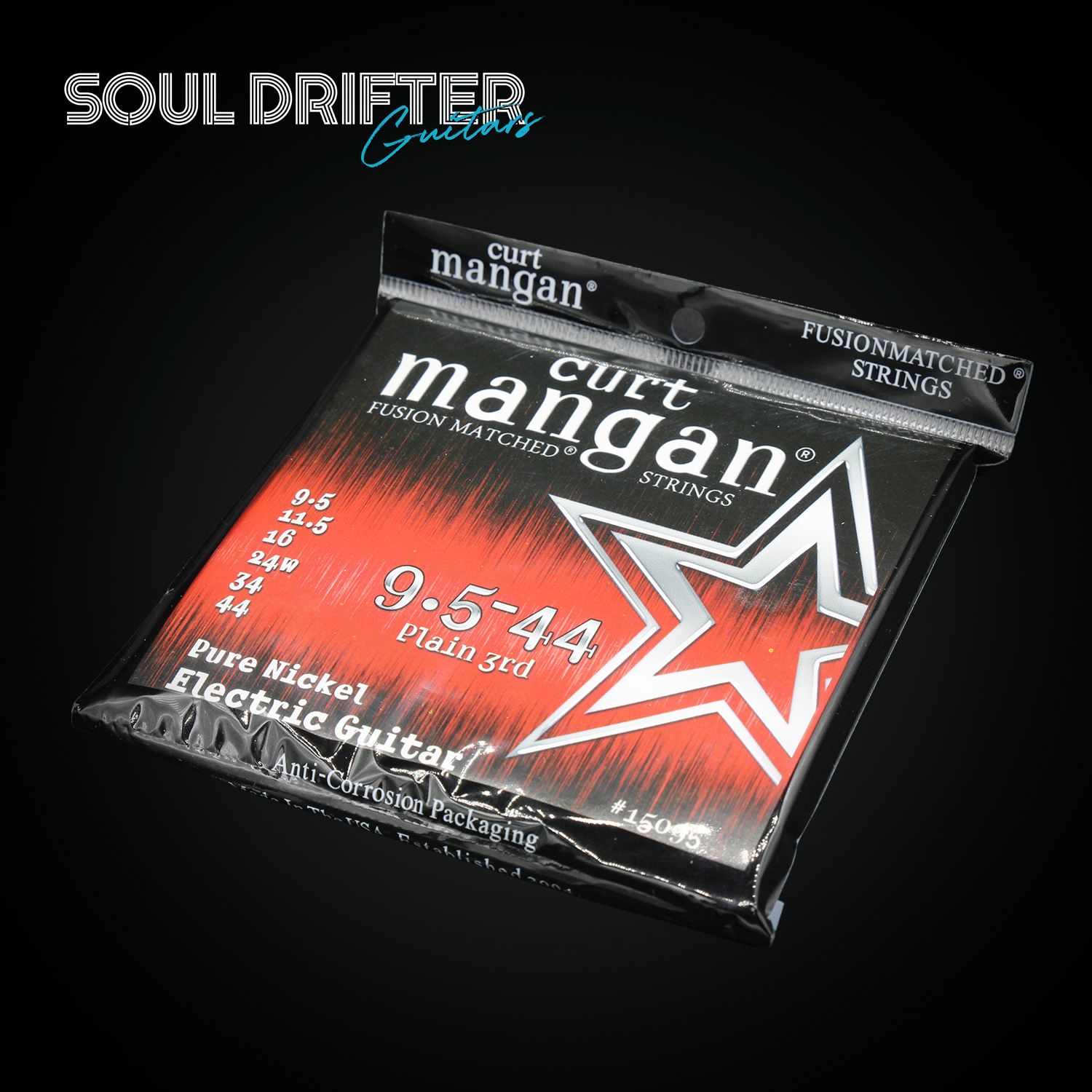 Curt Mangan Fusion Matched Pure Nickel Electric Guitar Strings 11 - 48