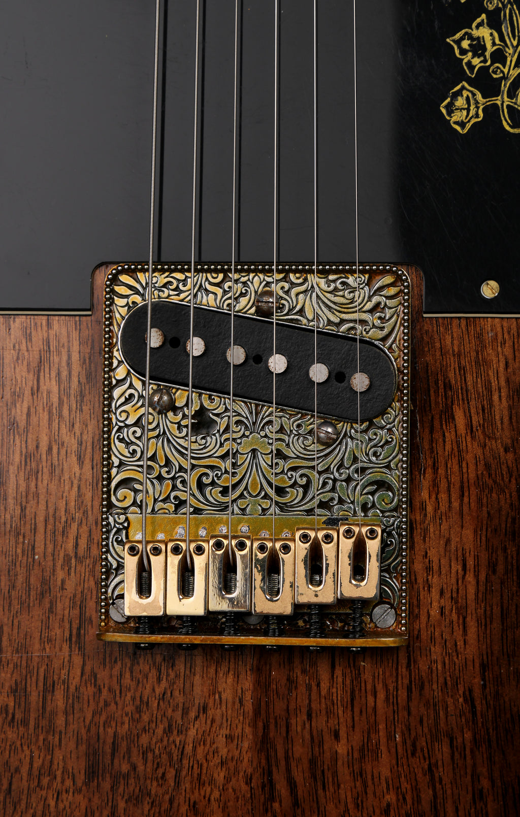 Delicious Taylormade Custom Order All-Rosewood Telecaster Dark Sunburst / Natural