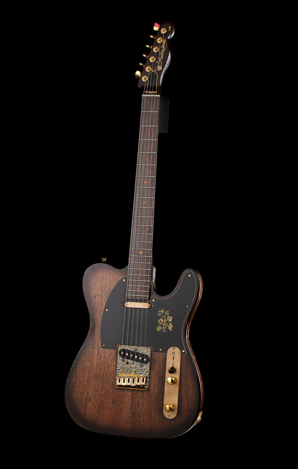 Delicious Taylormade Custom Order All-Rosewood Telecaster Dark Sunburst / Natural