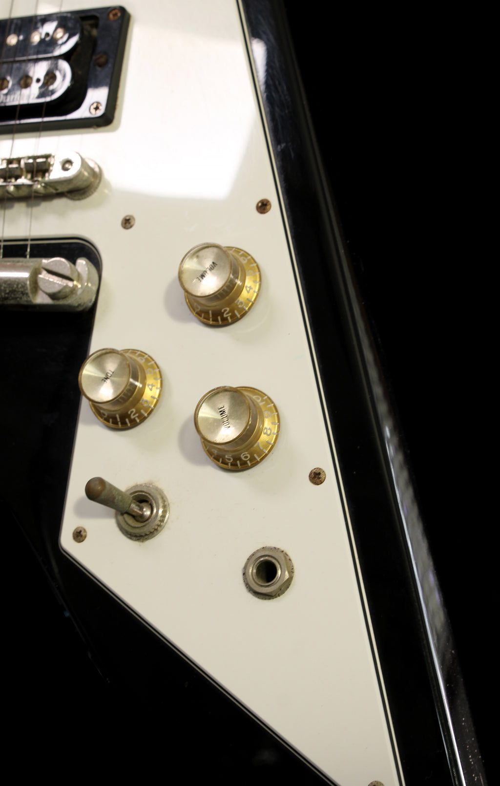 Edwards by ESP E-FV-120D Flying V Ebony Seymour Duncan