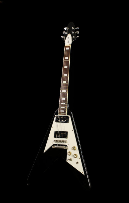 Edwards by ESP E-FV-120D Flying V Ebony Seymour Duncan