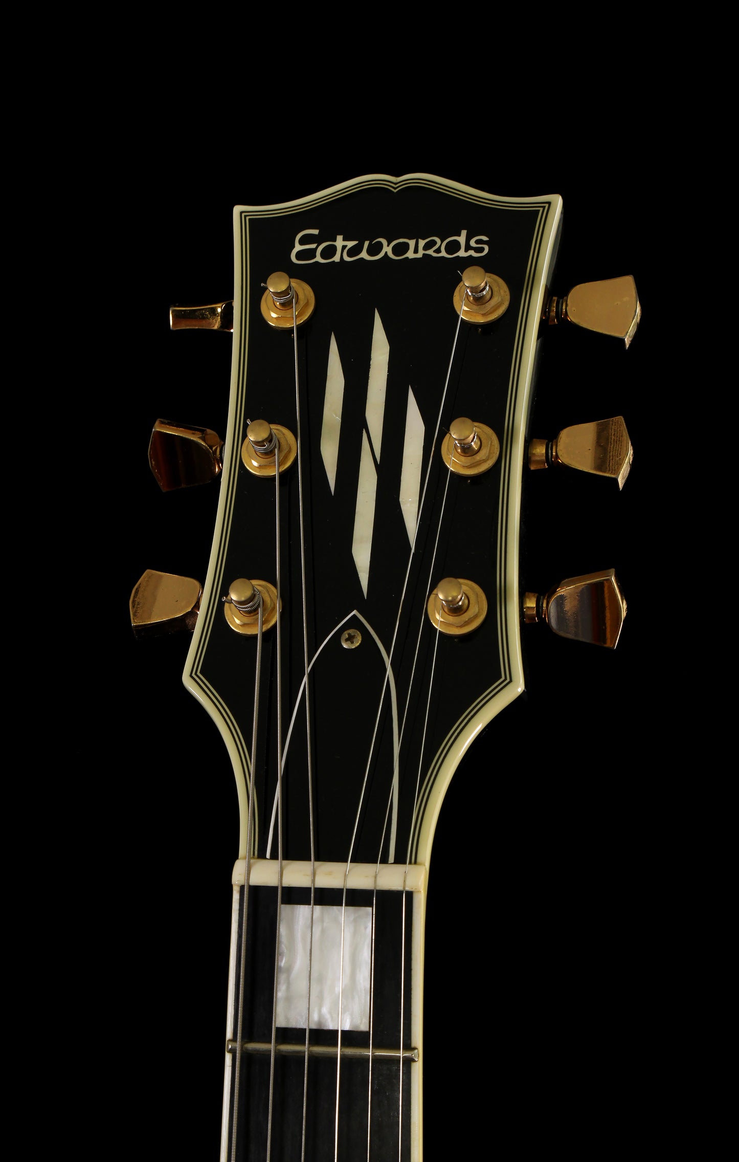 Edwards by ESP E-LP-130CD Les Paul Custom Ebony