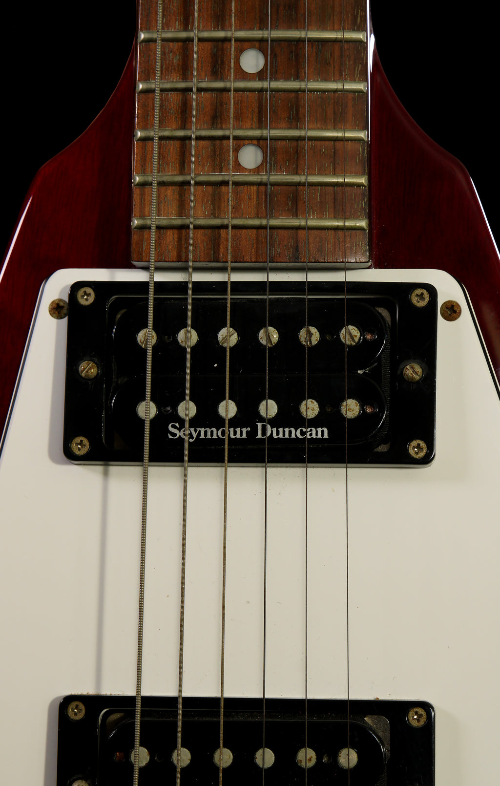 Edwards by ESP E-FV Flying V Cherry 2009 Seymour Duncan