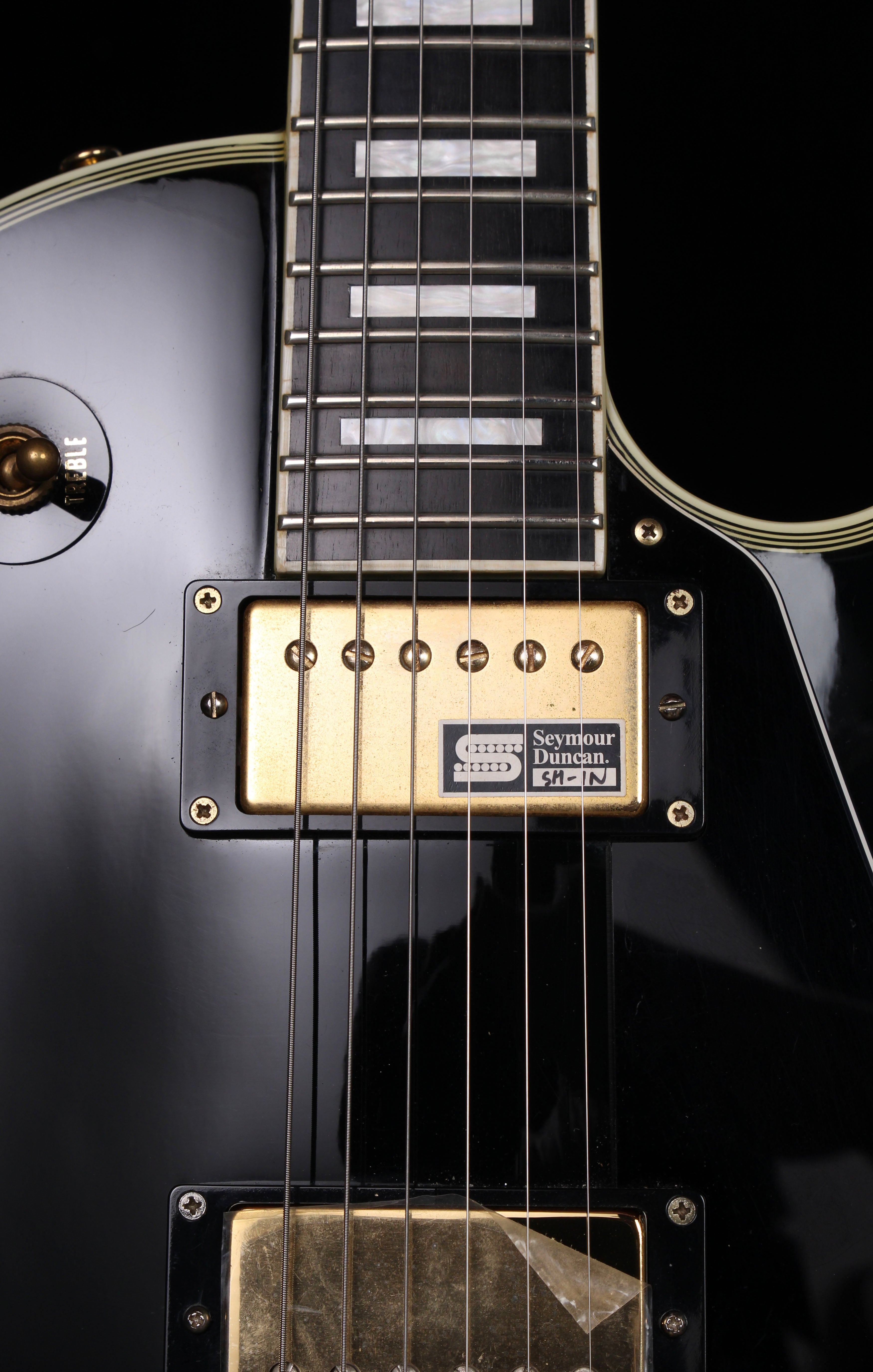 Edwards by ESP E-LP-92CD Les Paul Custom Ebony 2013 Seymour Duncan