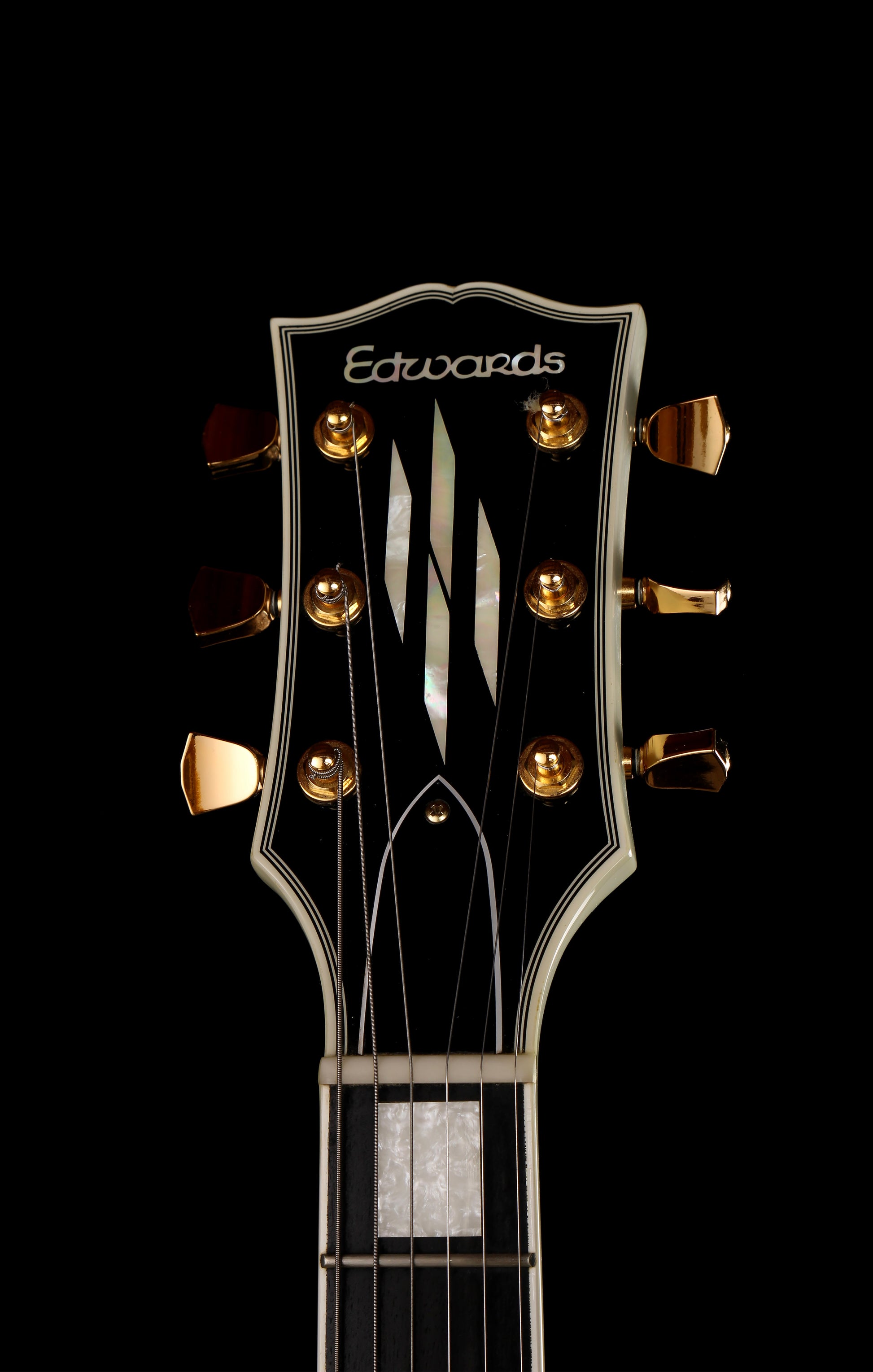 Edwards by ESP E-LPC Les Paul Custom White 2018