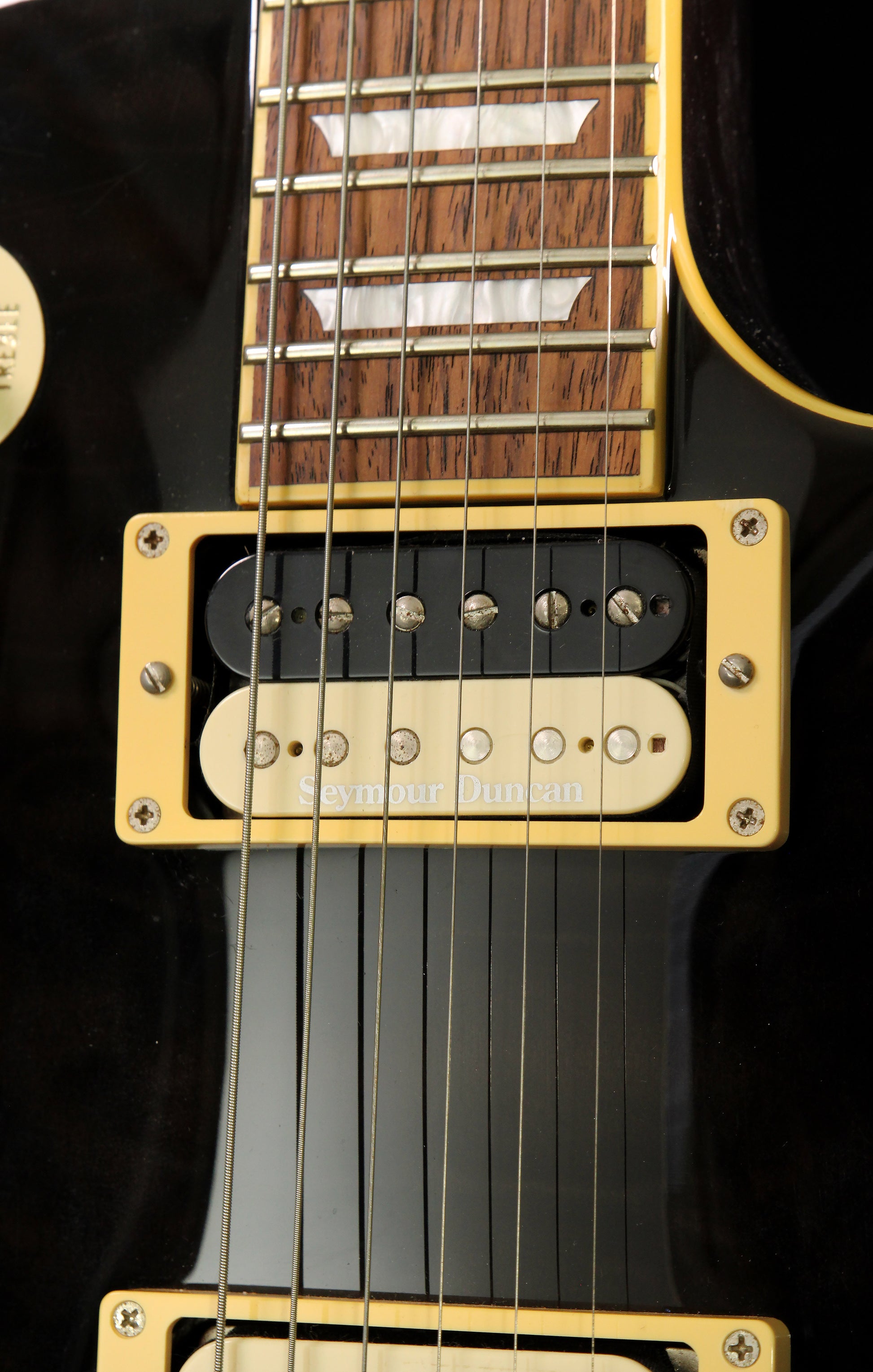 Edwards by ESP E-LP-92SD/QM Les Paul Transparent Ebony Seymour Duncan 2008