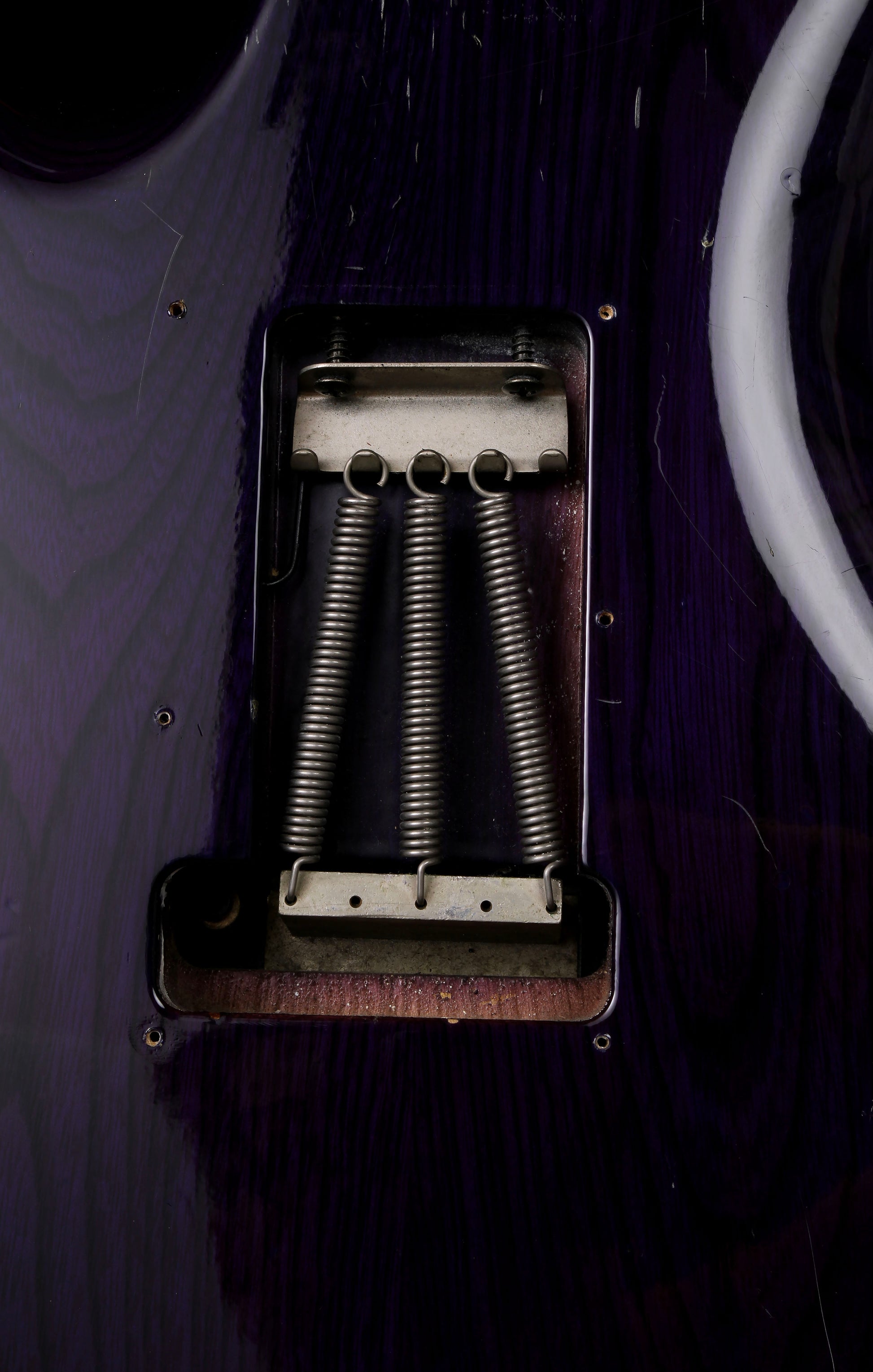 ESP Maverick Deluxe Transparent Purple, Pearloid Pickguard, Seymour Duncan Pickups, Floyd Rose
