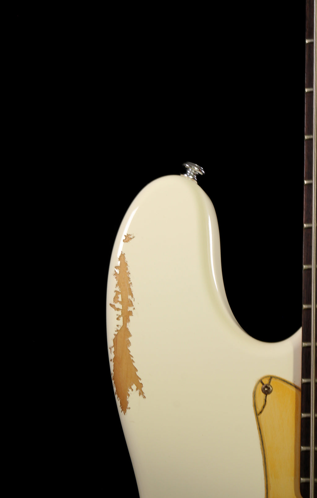 ESP x Overdrive Kira☆Kira Precision Bass Relic White Seymour Duncan