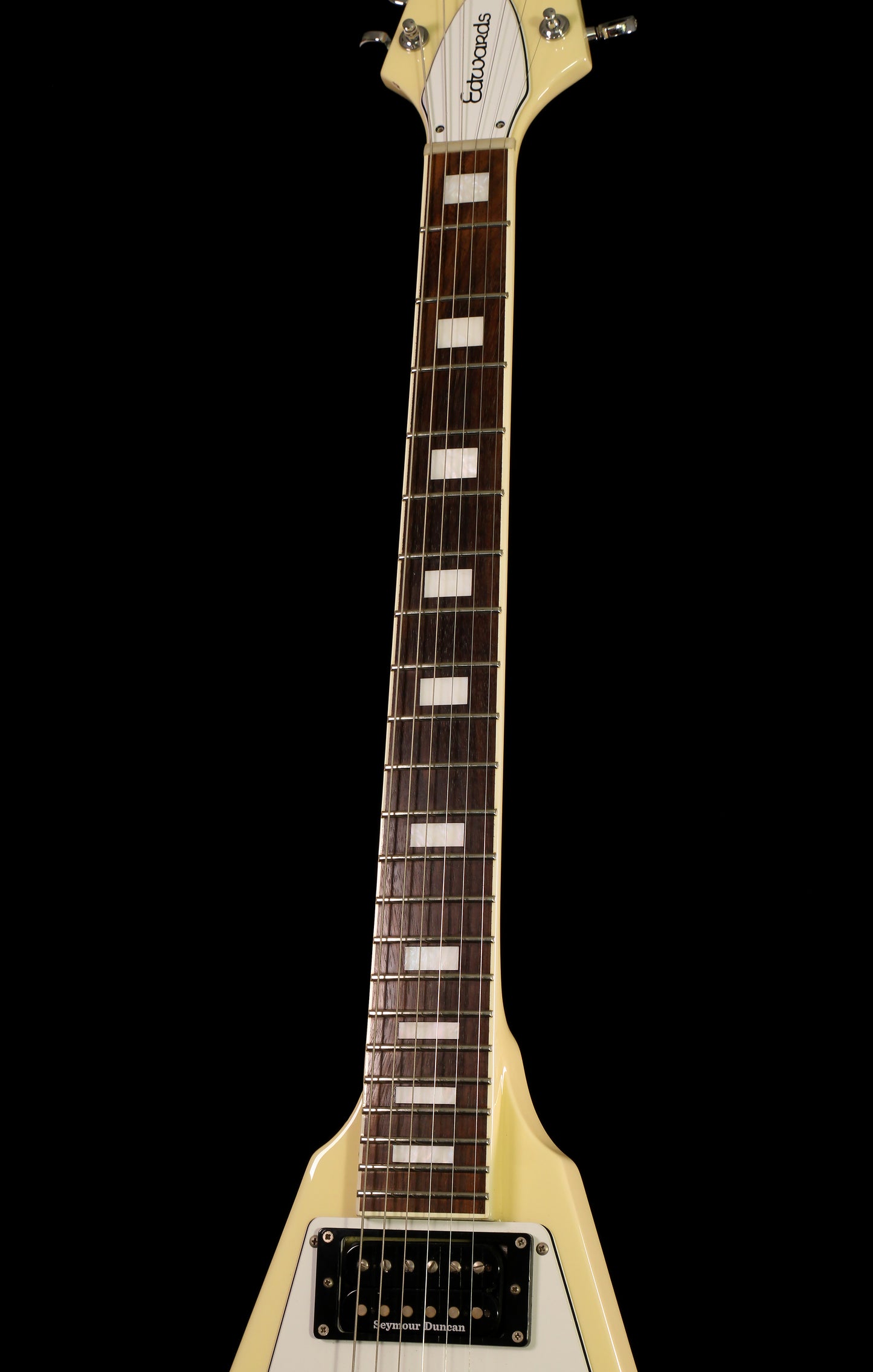 Edwards by ESP E-FV-120D Vintage White Seymour Duncan 2018