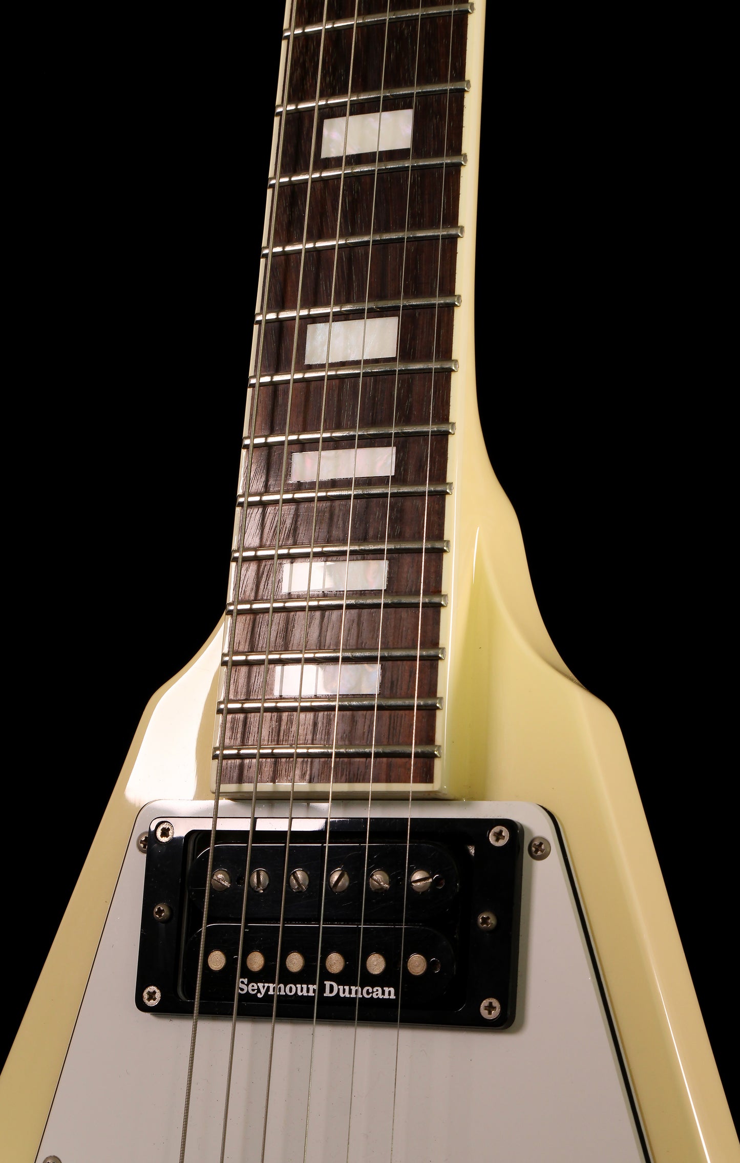 Edwards by ESP E-FV-120D Vintage White Seymour Duncan 2018