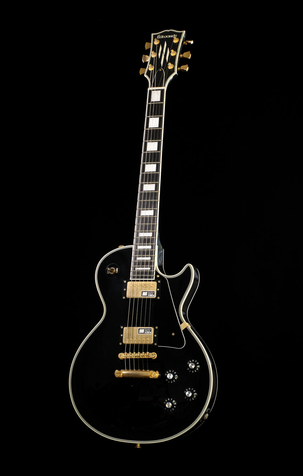 Edwards by ESP E-LP-92CD Les Paul Custom Ebony