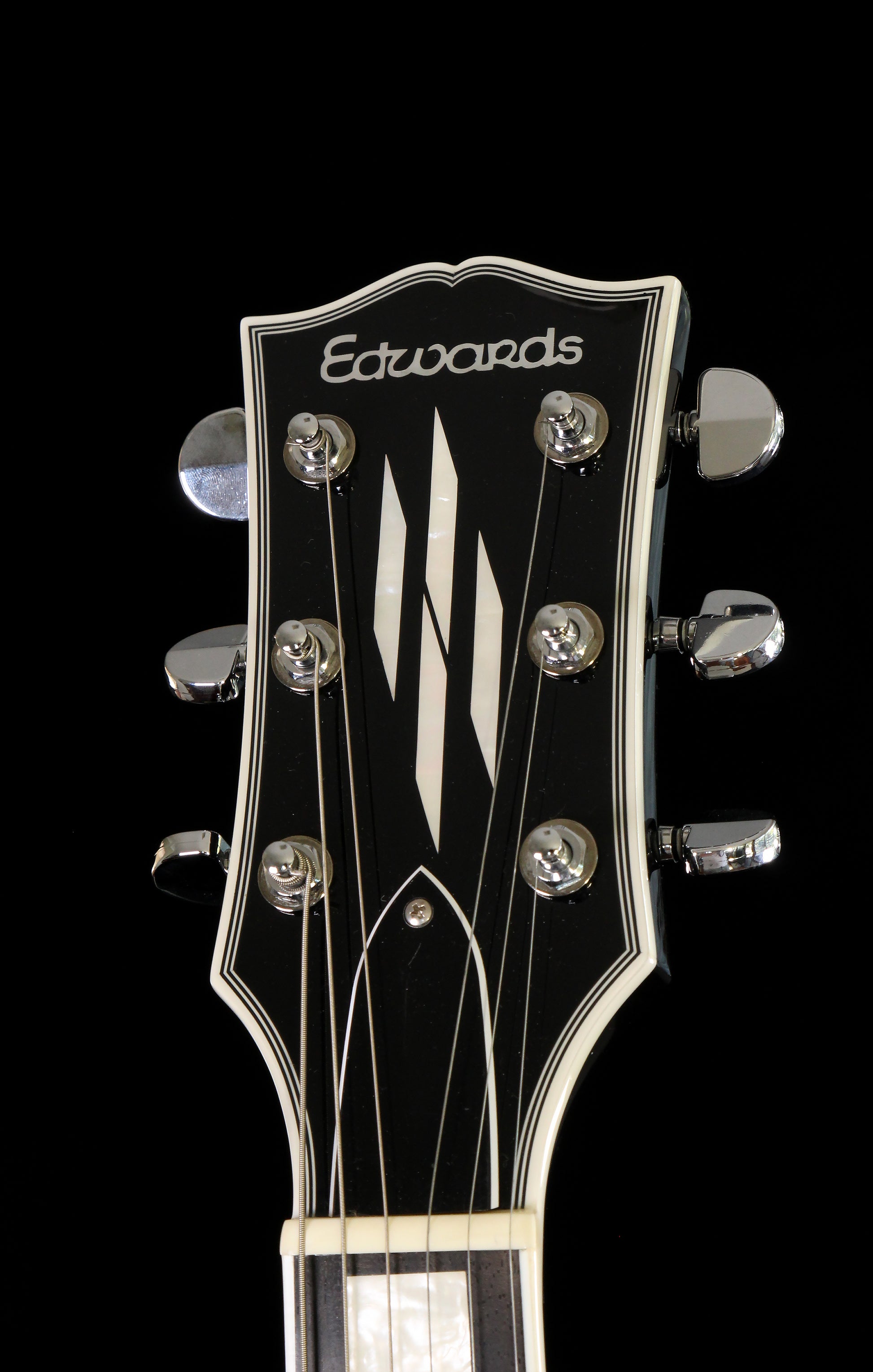 Edwards by ESP E-LP-130CD JS John Sykes Ebony Seymour Duncan