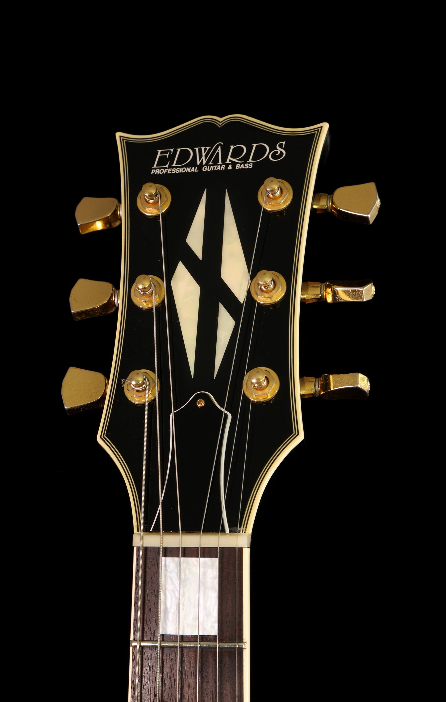 Edwards by ESP E-LP Les Paul Noel Gallagher Tribute Les Paul Custom Ebony
