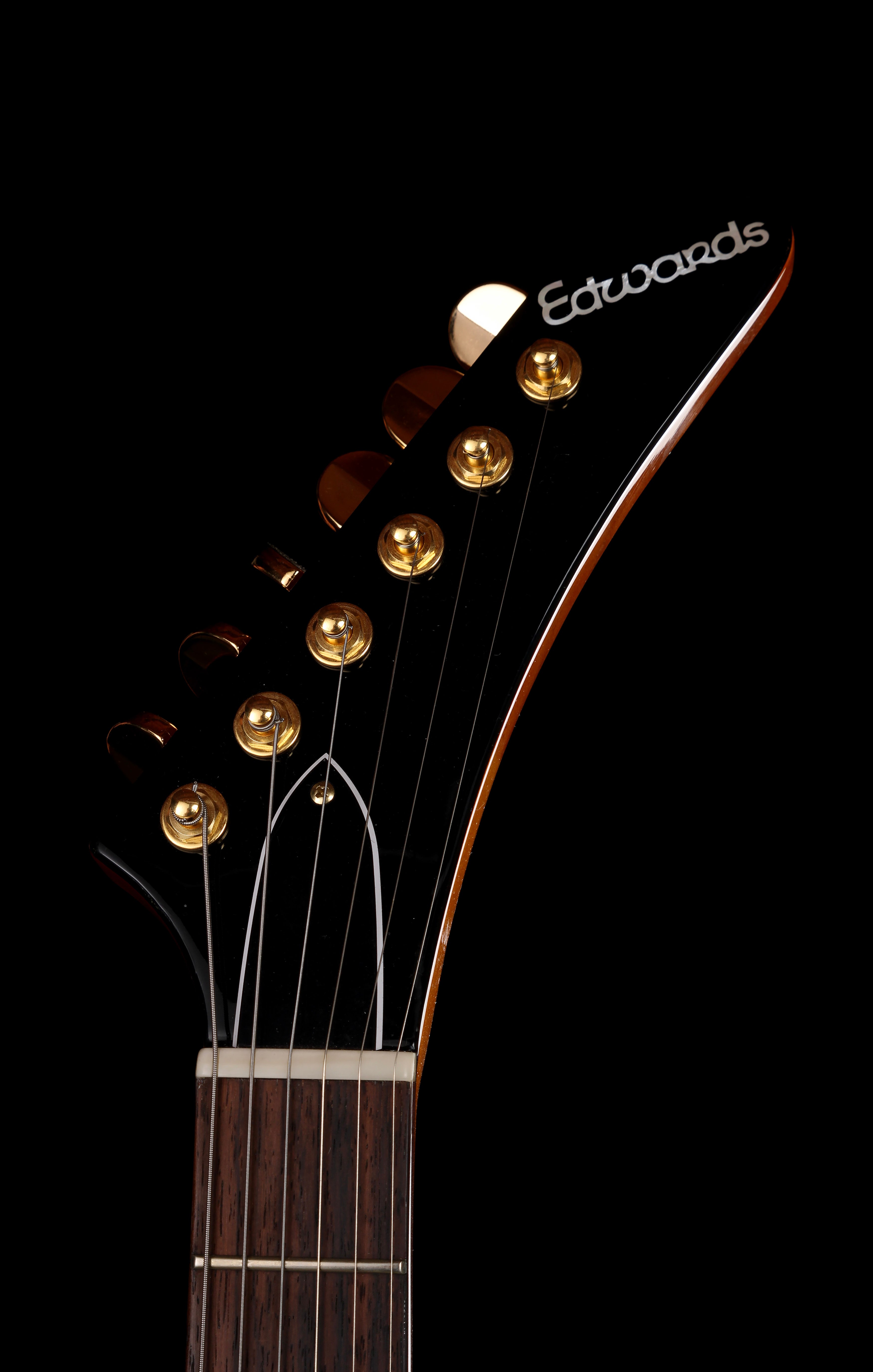 Edwards by ESP E-EX-STD Eric Clapton Elbow Cut Explorer Natural