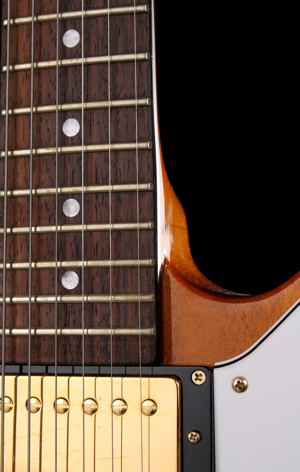 Edwards by ESP E-EX-STD Eric Clapton Elbow Cut Explorer Natural with Gold Hardware 2024