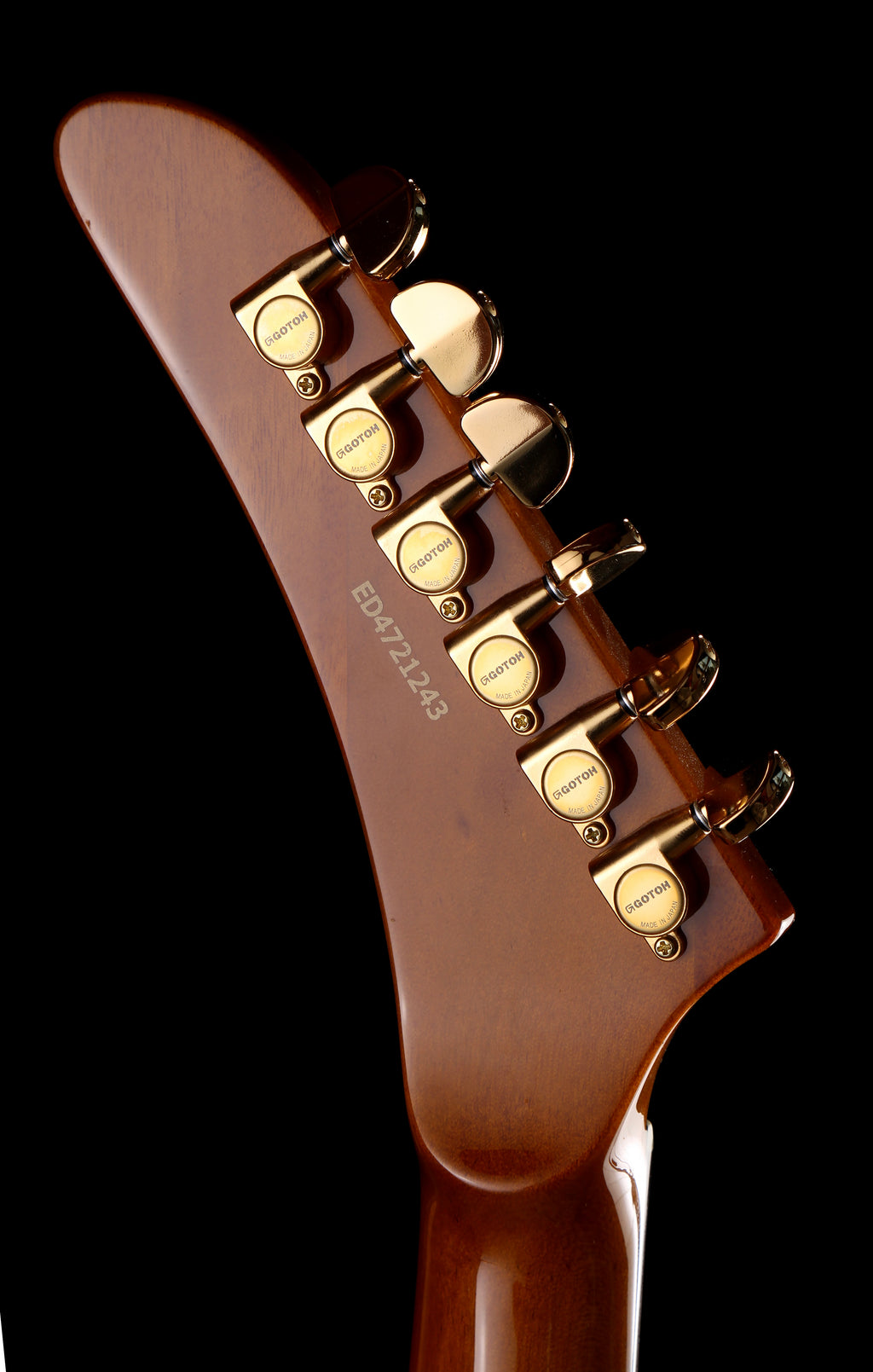 Edwards by ESP E-EX-STD Eric Clapton Elbow Cut Explorer Natural with Gold Hardware 2024