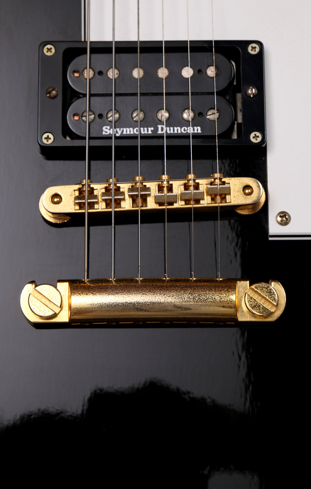 Edwards by ESP E-EX Explorer Ebony / Gold Hardware 2014 Seymour Duncan Pickups